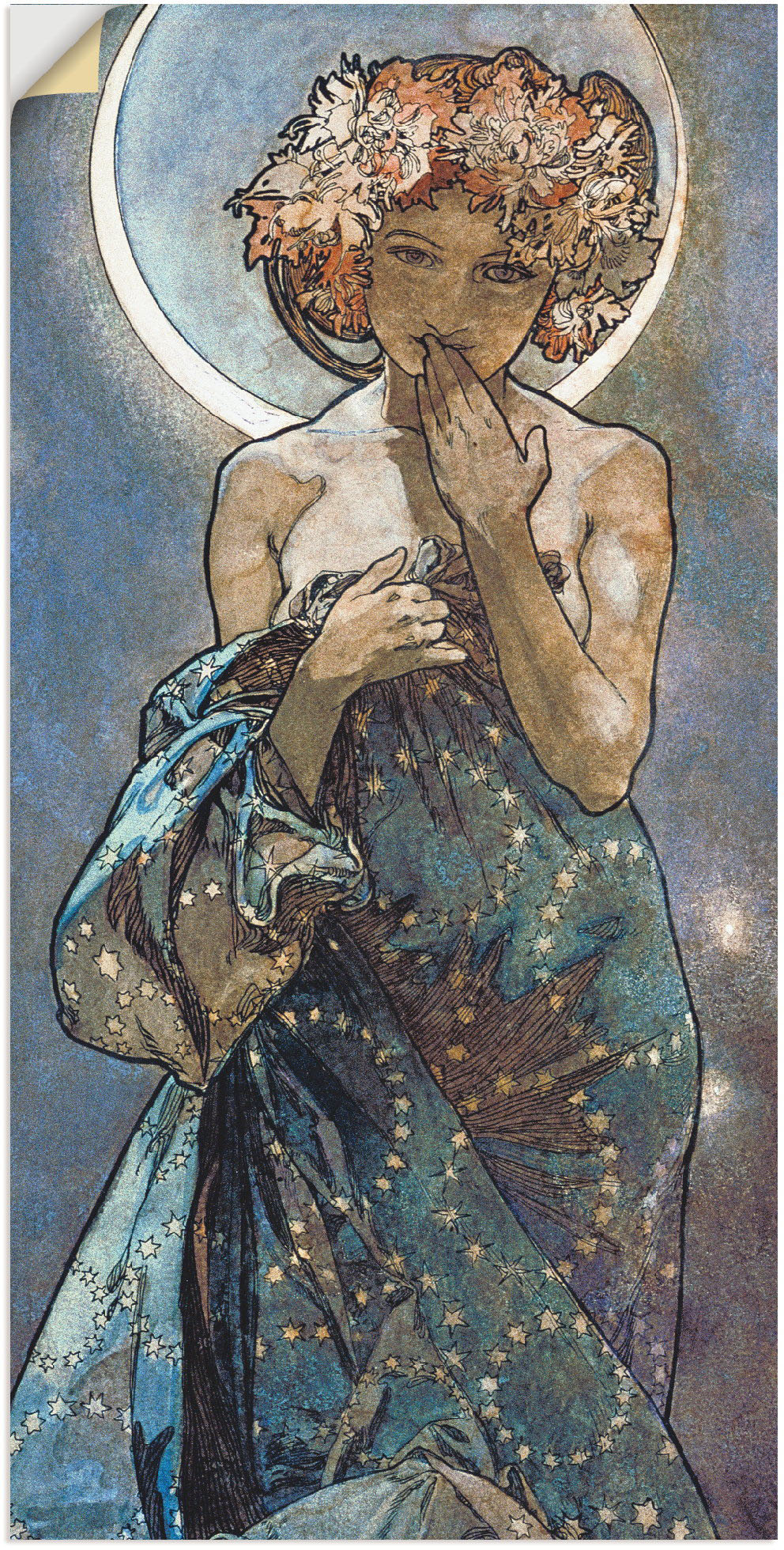 Artland Wandbild »Sterne Der Mond 1902«, Frau, (1 St.), als Alubild, Outdoorbild, Leinwandbild, Poster, Wandaufkleber Artland Wandbild »Sterne Der Mond 1902«, Frau, (1 St.), als Alubild, Outdoorbild, Leinwandbild, Poster, Wandaufkleber von Artland