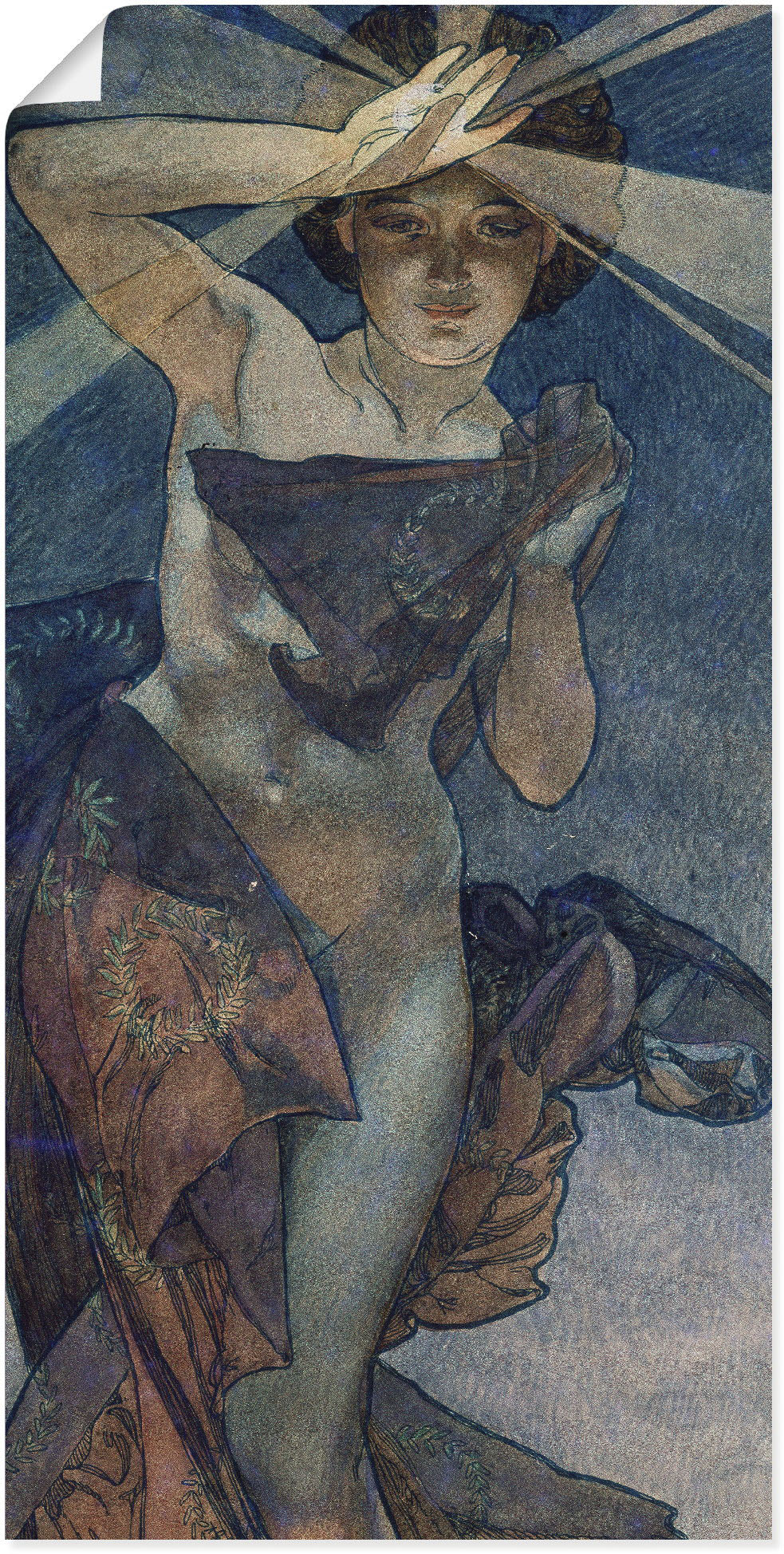 Artland Wandbild »Sterne Der Morgenstern 1902«, Frau, (1 St.) von Artland