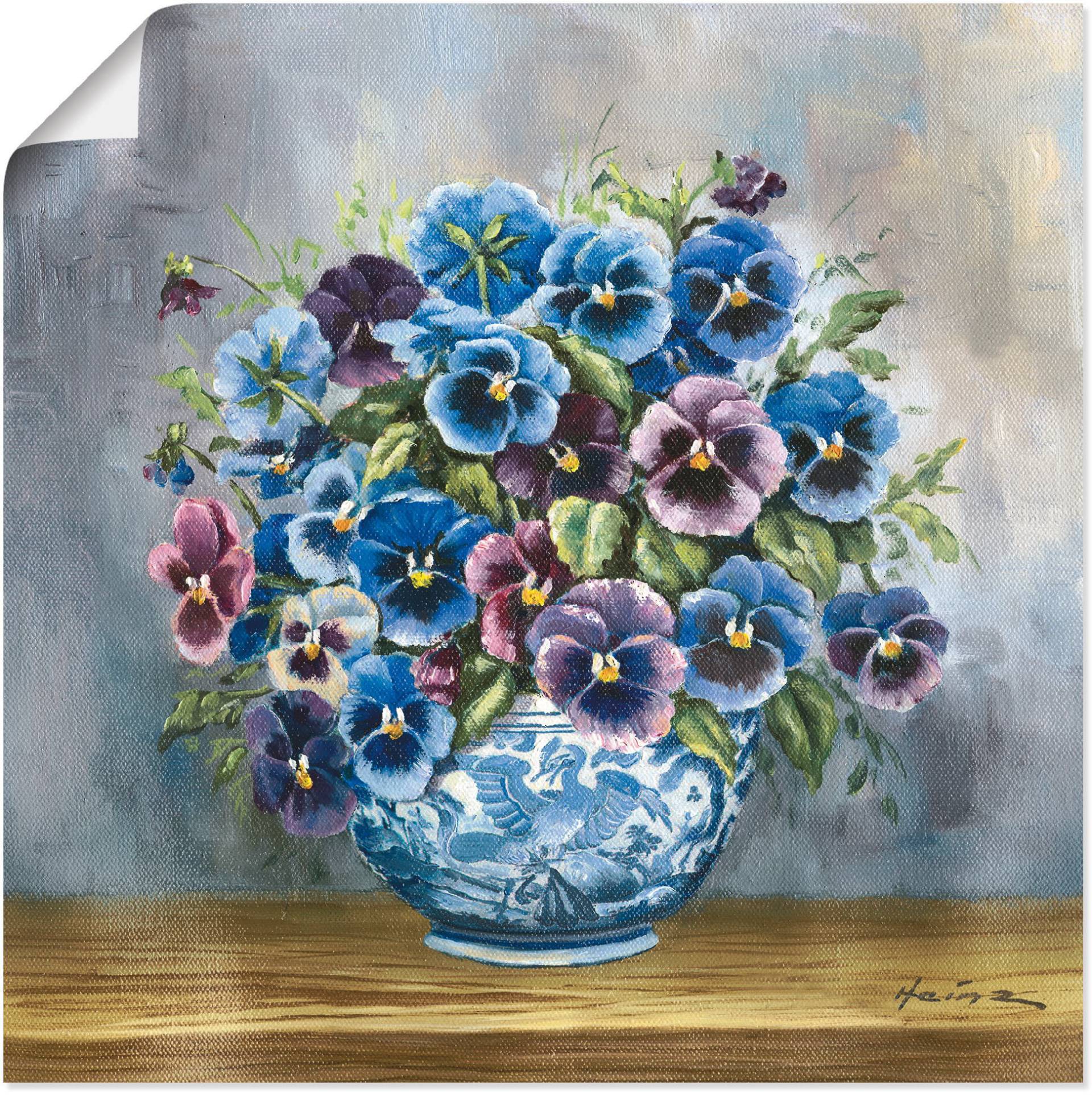 Artland Wandbild »Stiefmütterchen«, Blumenbilder, (1 St.), als Alubild, Outdoorbild, Leinwandbild, Poster, Wandaufkleber von Artland