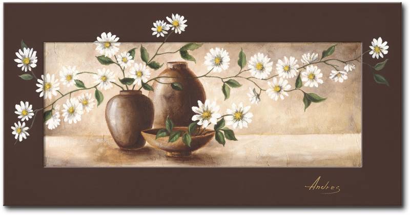 Artland Wandbild »Stillleben mit Margeriten«, Vasen & Töpfe, (1 St.) von Artland