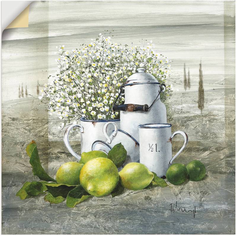 Artland Wandbild »Stillleben mit Milchkanne«, Arrangements, (1 St.), als Leinwandbild, Poster, Wandaufkleber in verschied. Grössen von Artland