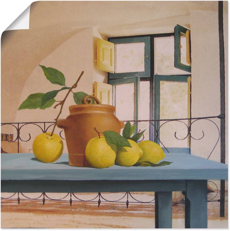 Artland Wandbild »Stillleben mit Zitronen«, Arrangements, (1 St.), als Wandaufkleber in verschied. Grössen von Artland