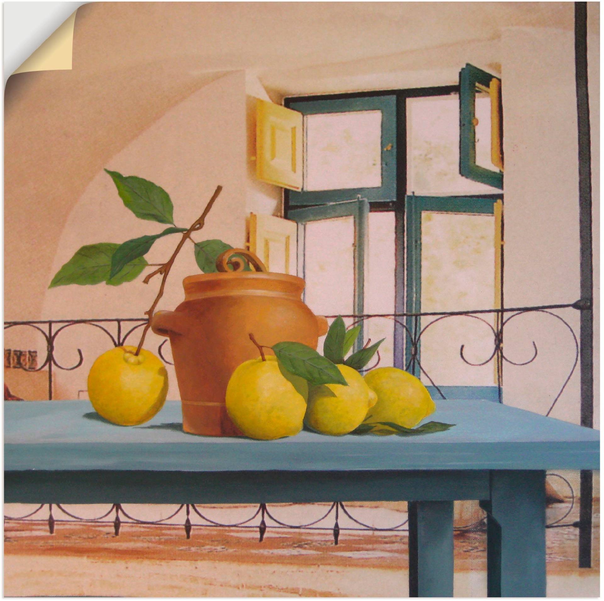 Artland Wandbild »Stillleben mit Zitronen«, Arrangements, (1 St.) von Artland