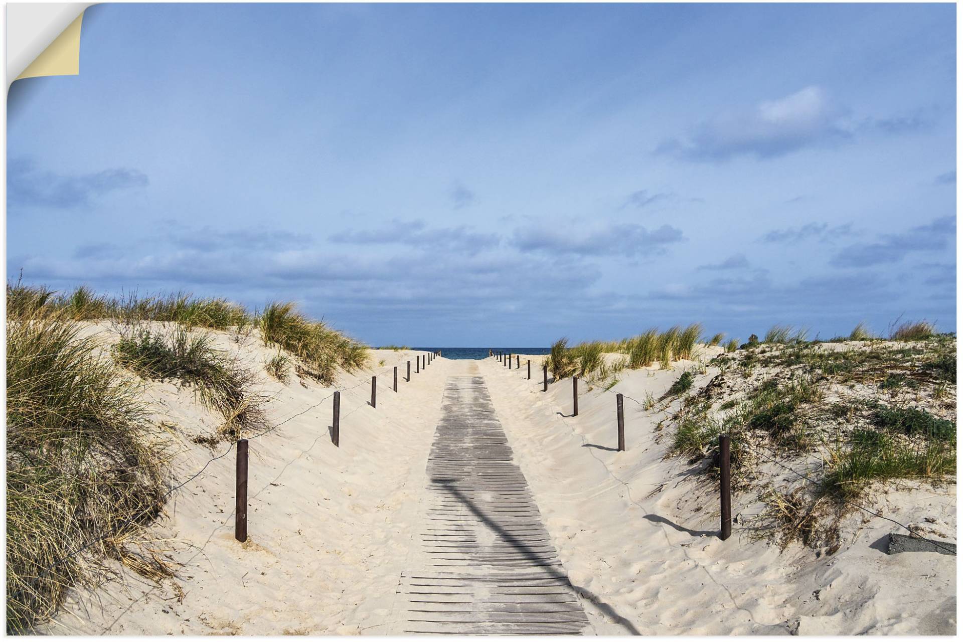 Artland Wandbild »Strandaufgang an Küste der Ostsee«, Strandbilder, (1 St.) von Artland