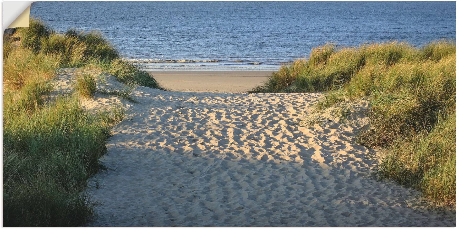 Artland Wandbild »Strandaufgang«, Strand, (1 St.), als Alubild, Outdoorbild, Leinwandbild, Poster, Wandaufkleber Artland Wandbild »Strandaufgang«, Strand, (1 St.), als Alubild, Outdoorbild, Leinwandbild, Poster, Wandaufkleber von Artland