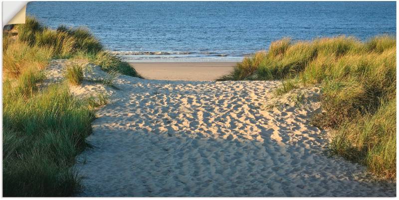 Artland Wandbild »Strandaufgang«, Strand, (1 St.), als Alubild, Outdoorbild, Leinwandbild, Poster, Wandaufkleber von Artland