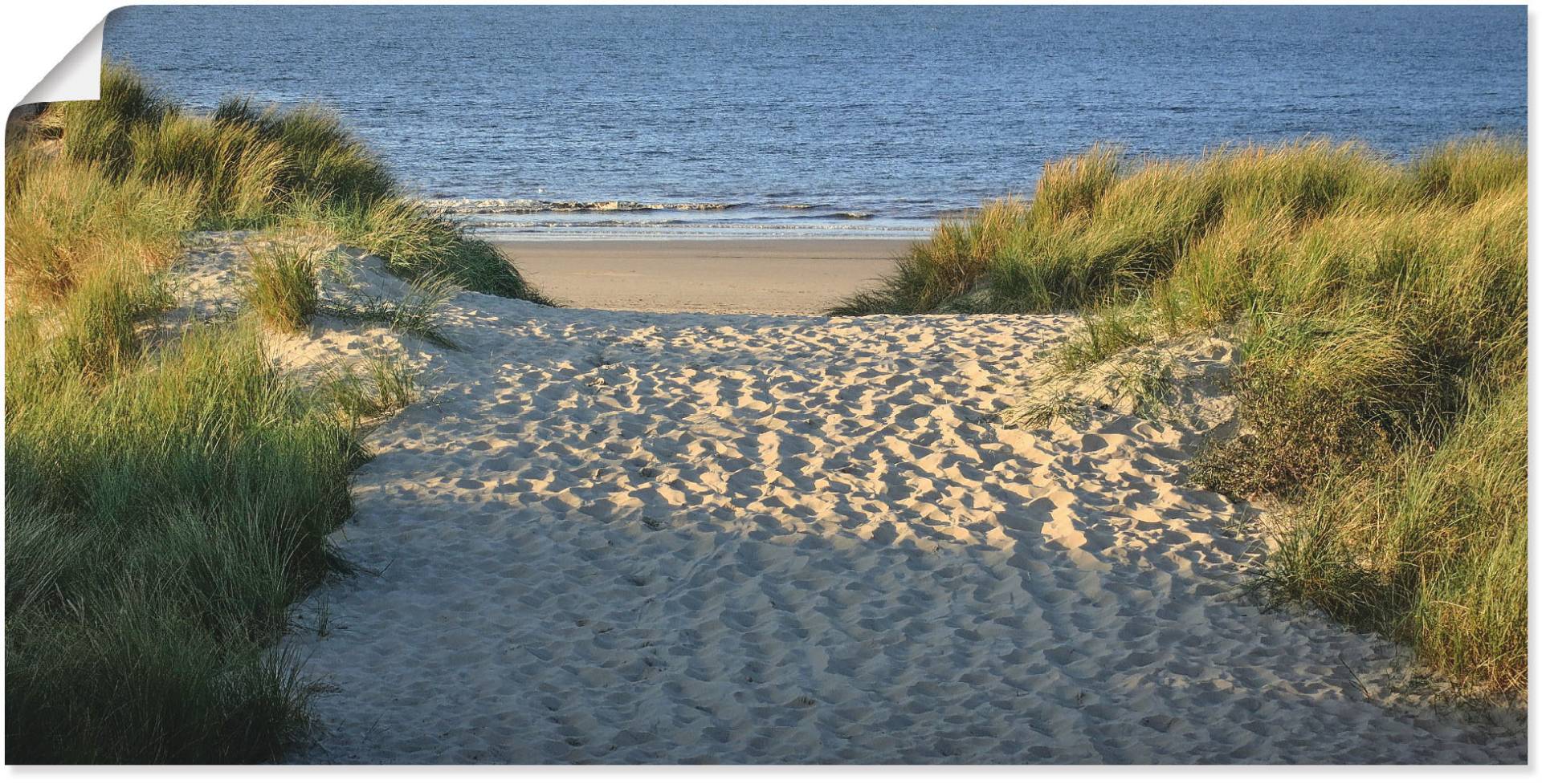 Artland Wandbild »Strandaufgang«, Strand, (1 St.), als Alubild, Outdoorbild, Leinwandbild, Poster, Wandaufkleber Artland Wandbild »Strandaufgang«, Strand, (1 St.), als Alubild, Outdoorbild, Leinwandbild, Poster, Wandaufkleber von Artland