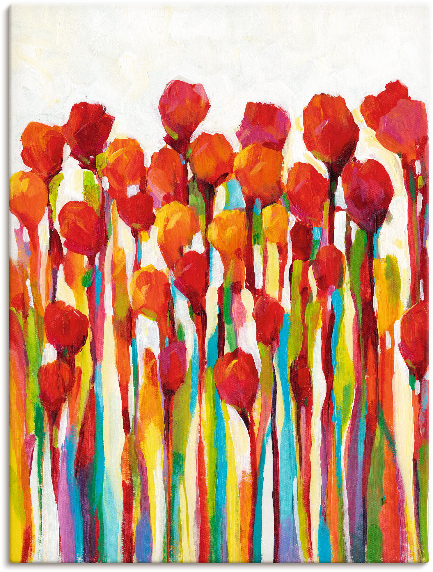 Artland Wandbild »Strotzen mit Farben I«, Blumenwiese, (1 St.) von Artland