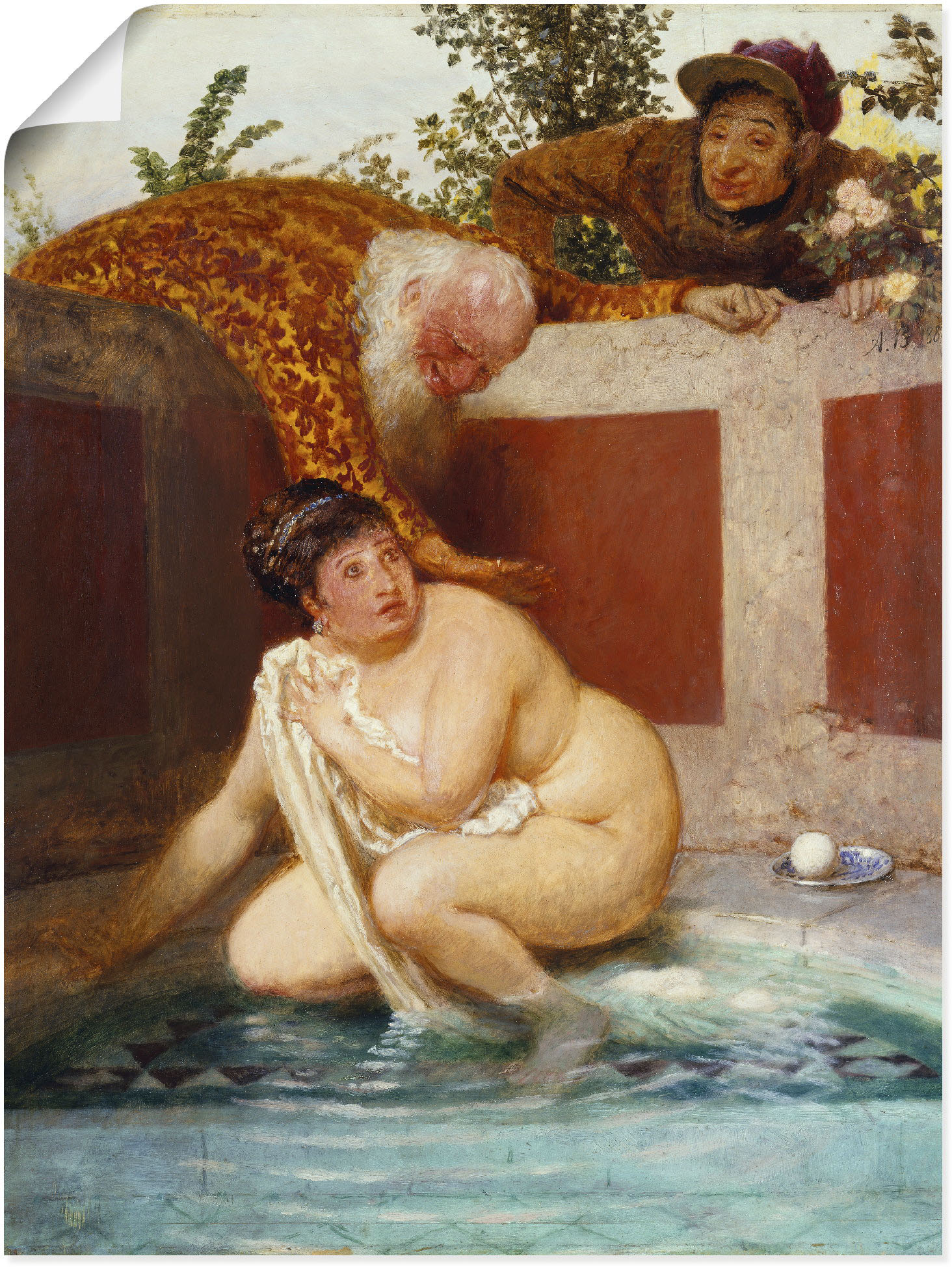 Artland Wandbild »Susanna im Bade. 1888«, Frau, (1 St.) von Artland