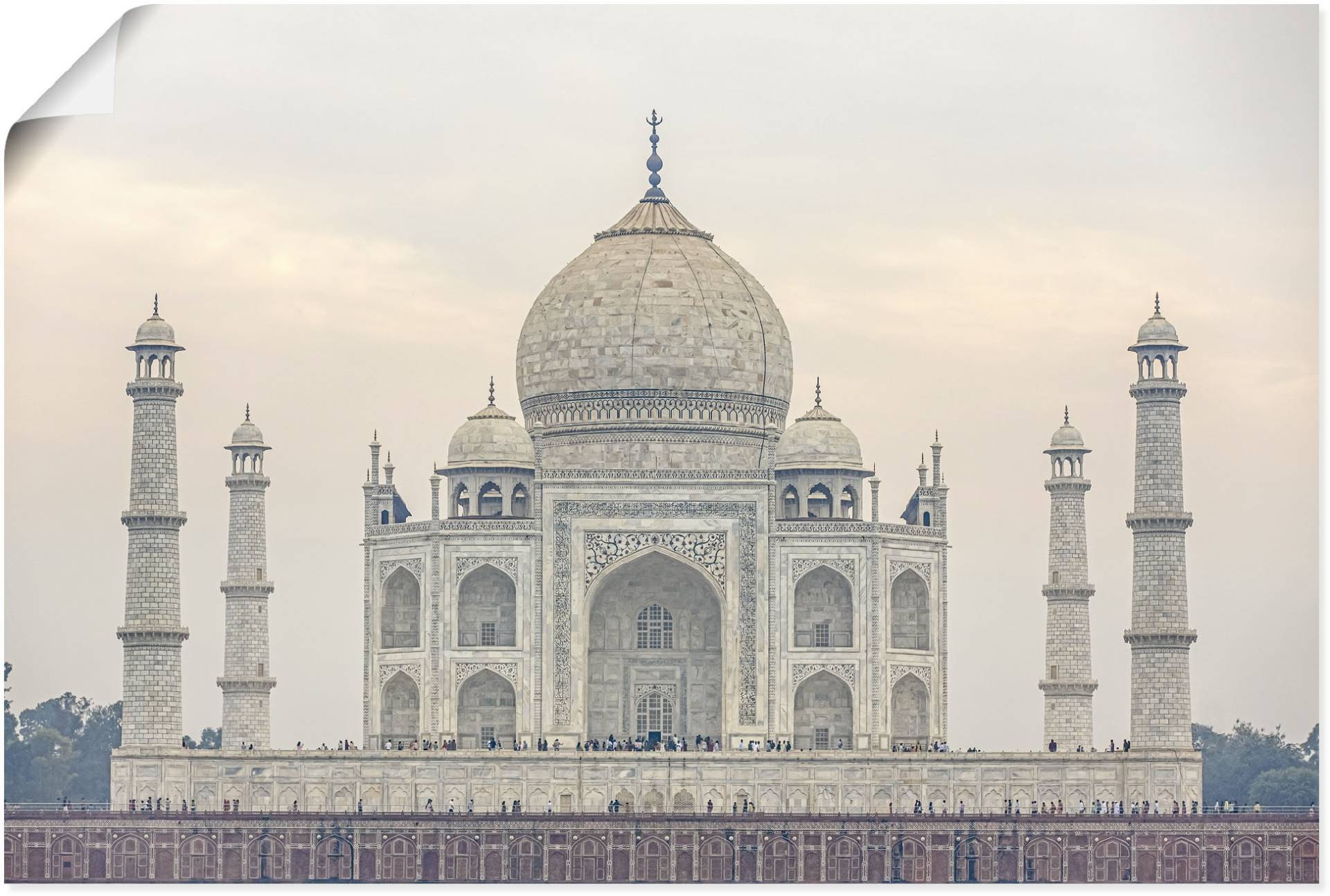 Artland Wandbild »Taj Mahal«, Gebäude, (1 St.) von Artland