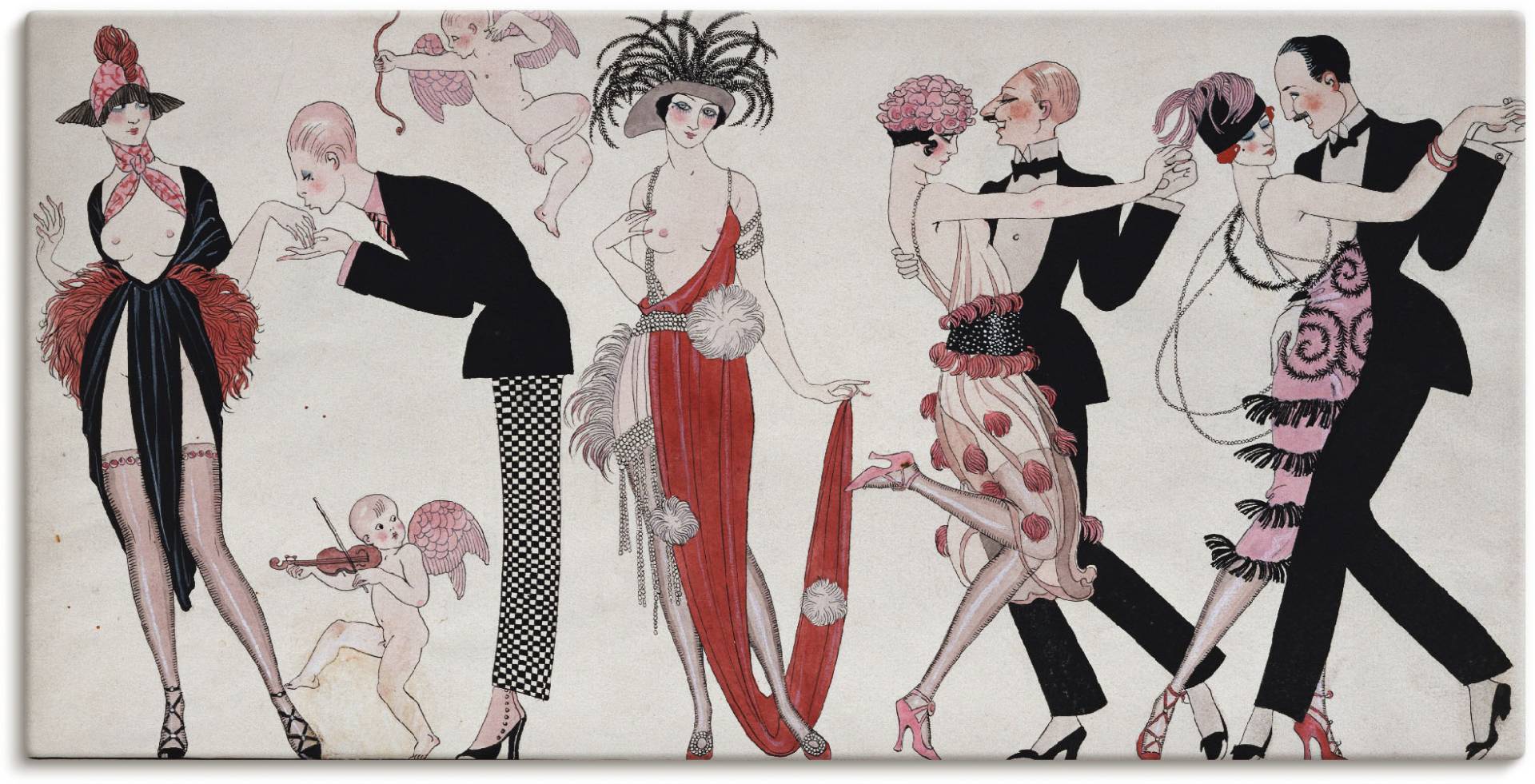 Artland Wandbild »Tango.«, Sport, (1 St.), als Leinwandbild, Poster in verschied. Grössen von Artland