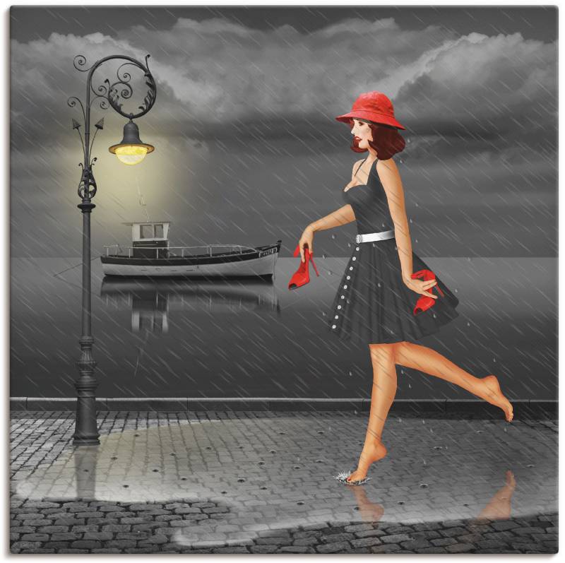 Artland Wandbild »Tanzen im Regen«, Frau, (1 St.) von Artland