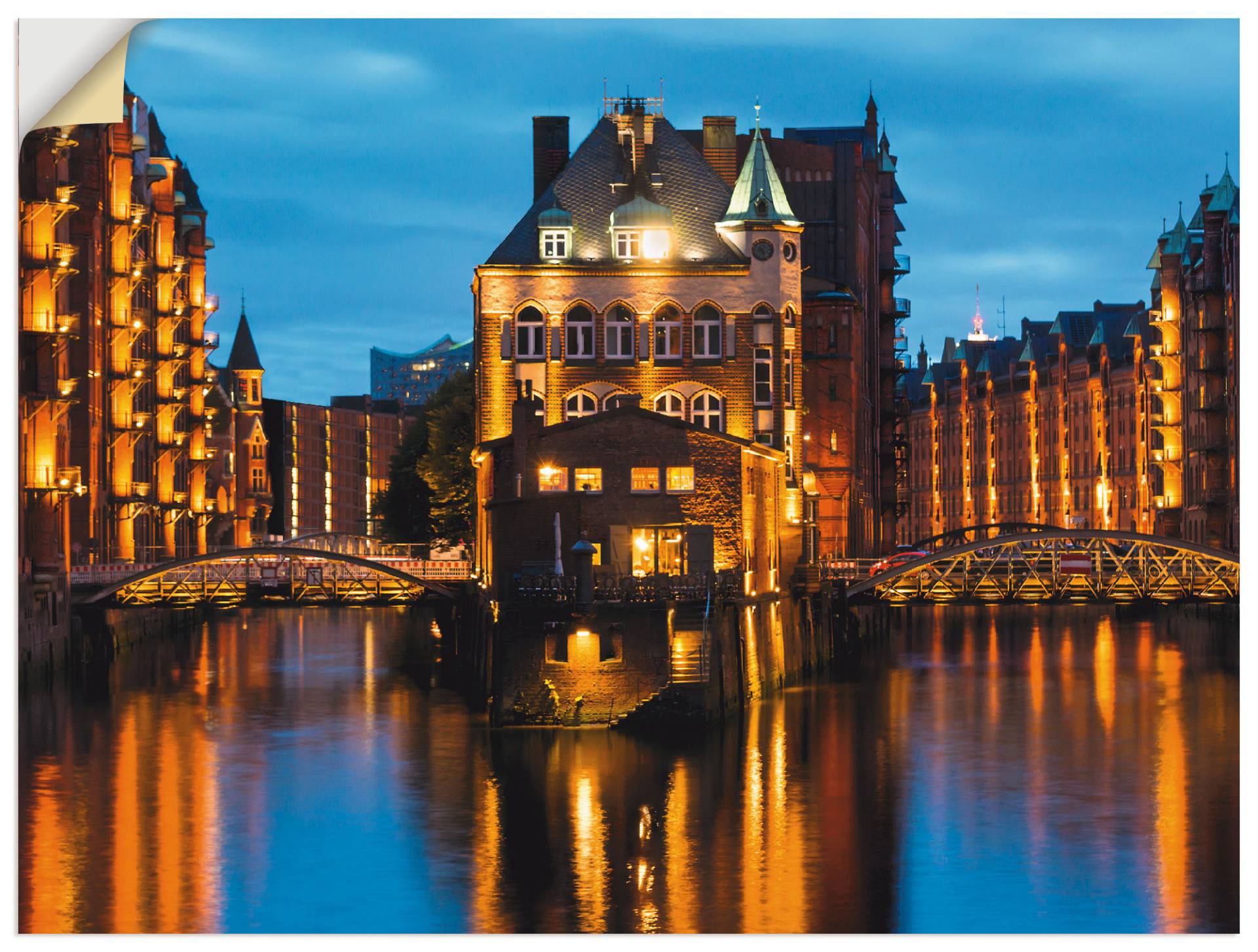 Artland Wandbild »Teil der alten Speicherstadt in Hamburg«, Deutschland, (1 St.), als Leinwandbild, Poster, Wandaufkleber in verschied. Grössen Artland Wandbild »Teil der alten Speicherstadt in Hamburg«, Deutschland, (1 St.), als Leinwandbild, Poster, Wandaufkleber in verschied. Grössen von Artland