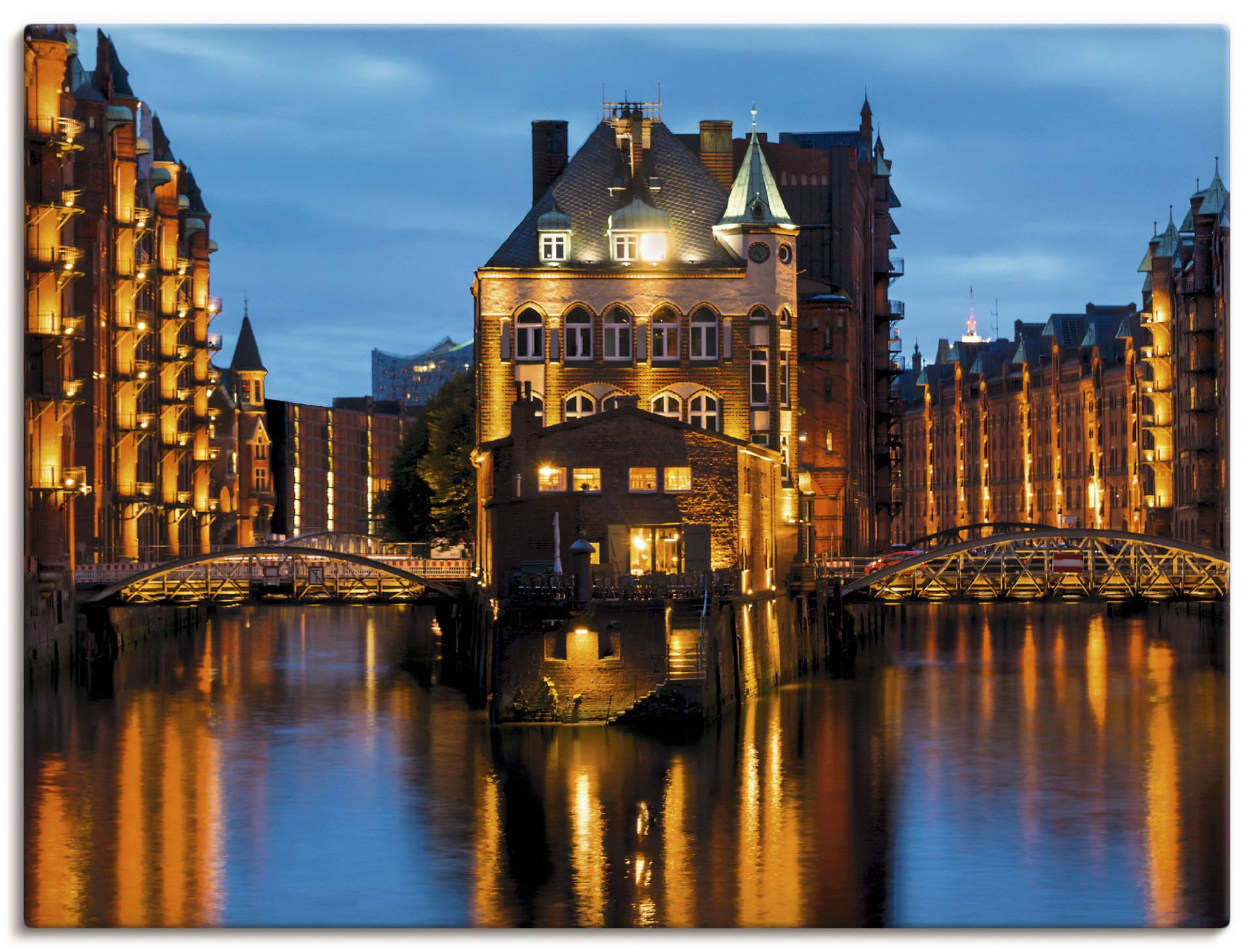 Artland Wandbild »Teil der alten Speicherstadt in Hamburg«, Deutschland, (1 St.) von Artland