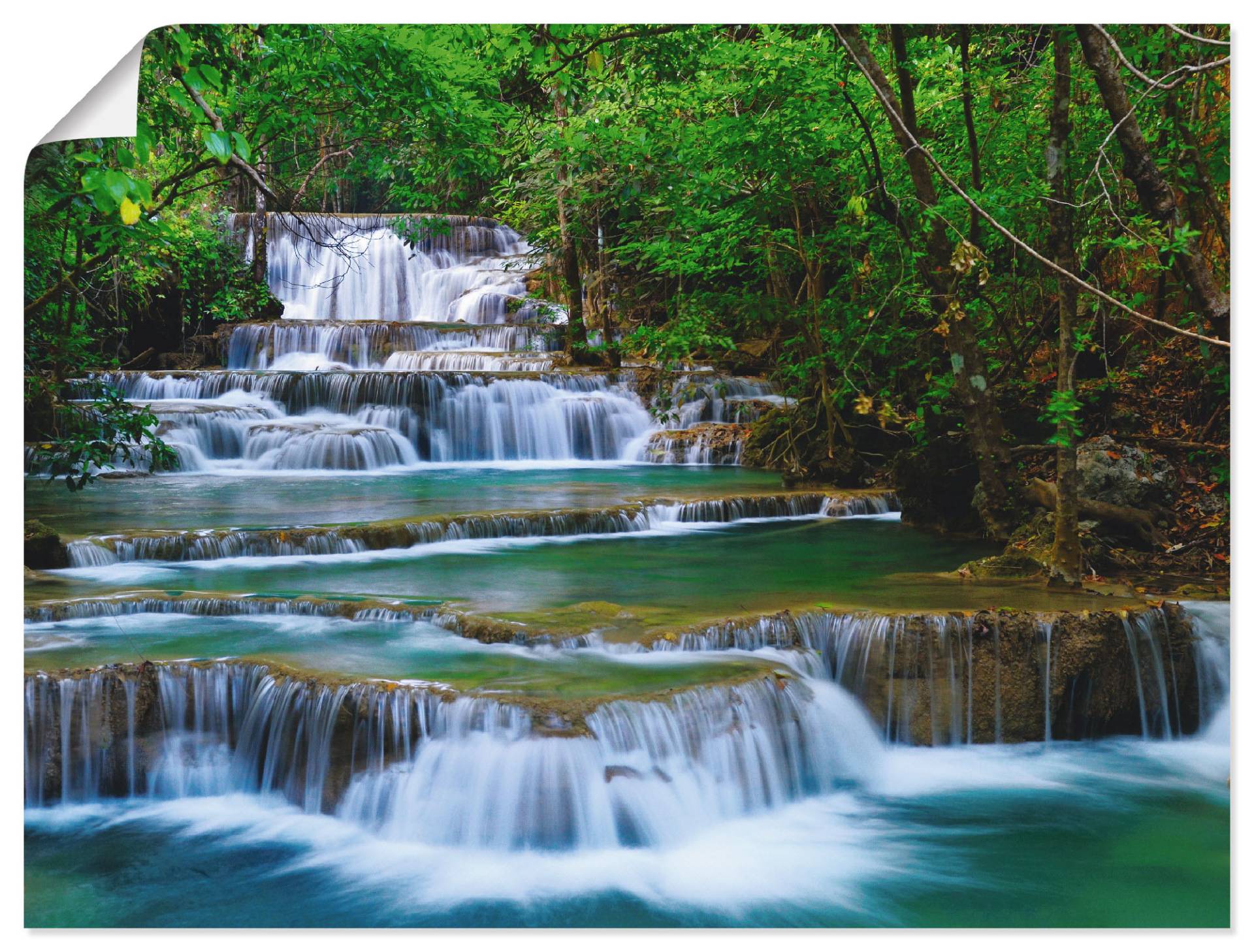 Artland Wandbild »Tiefen Wald Wasserfall«, Gewässer, (1 St.), als Leinwandbild, Poster, Wandaufkleber in verschied. Grössen Artland Wandbild »Tiefen Wald Wasserfall«, Gewässer, (1 St.), als Leinwandbild, Poster, Wandaufkleber in verschied. Grössen von Artland
