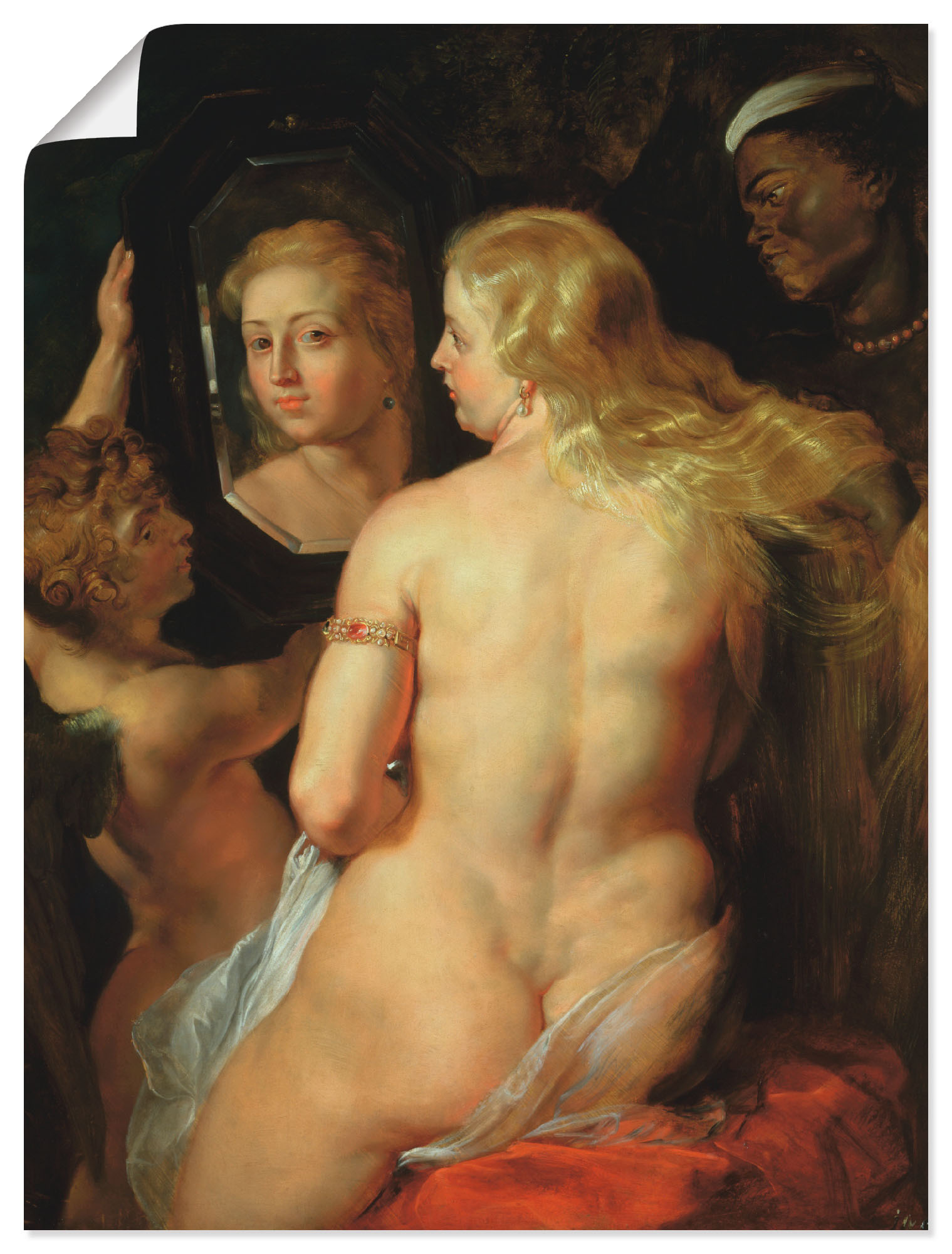 Artland Kunstdruck »Toilette der Venus«, Frau, (1 St.) von Artland