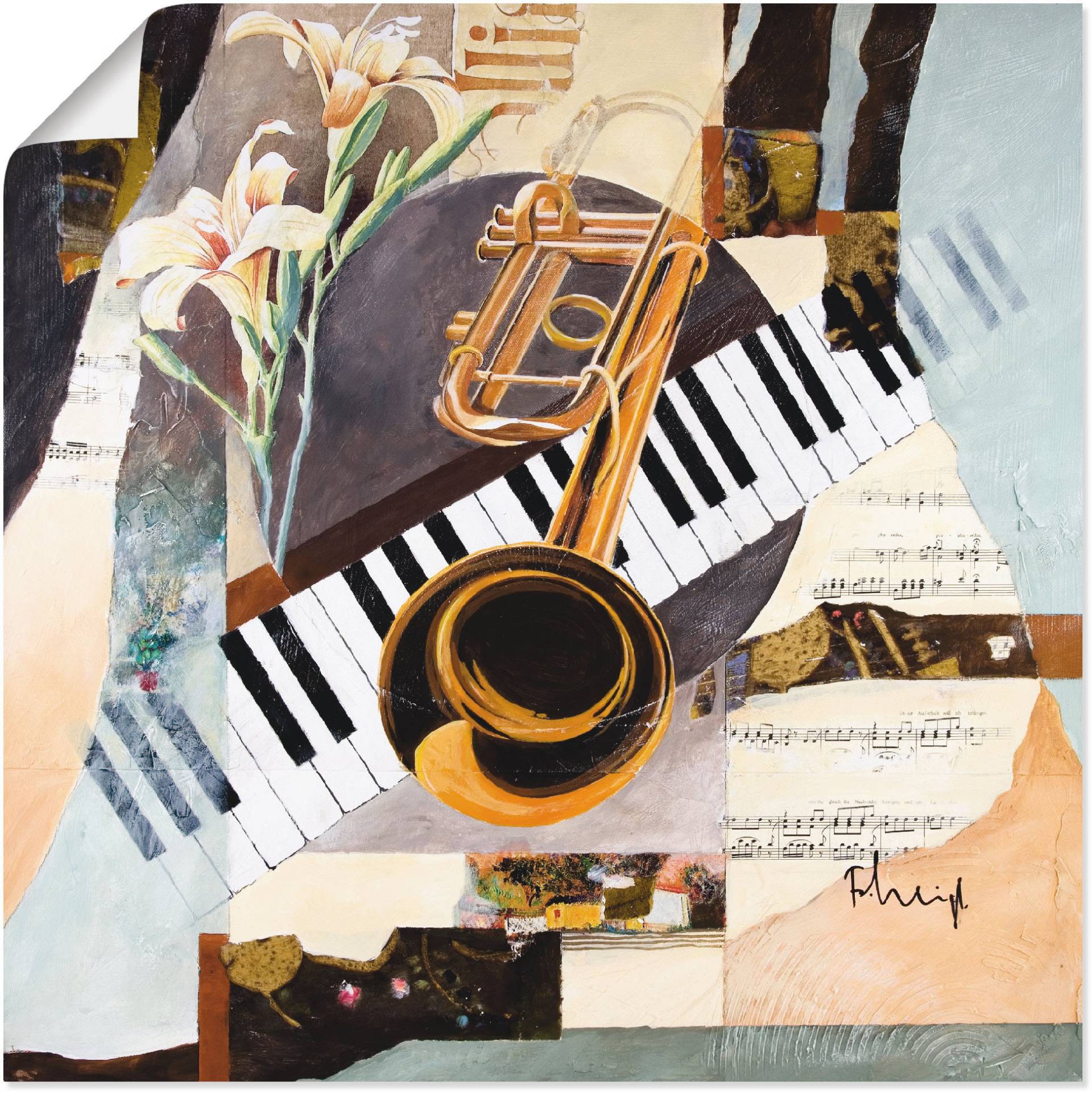 Artland Wandbild »Toskana Erinnerungen«, Instrumente, (1 St.), als Leinwandbild, Poster in verschied. Grössen Artland Wandbild »Toskana Erinnerungen«, Instrumente, (1 St.), als Leinwandbild, Poster in verschied. Grössen von Artland
