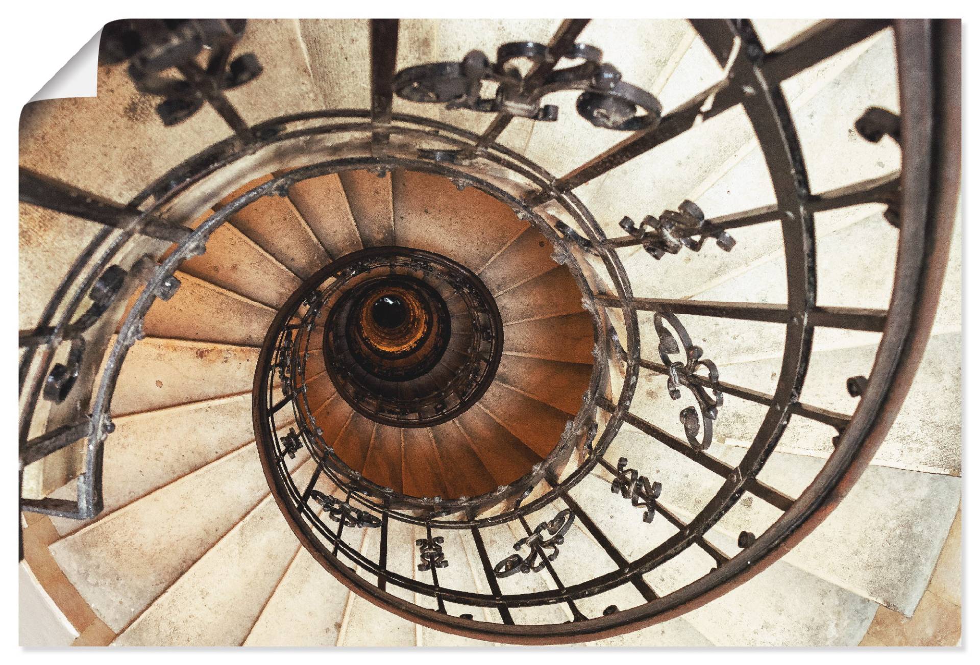 Artland Wandbild »Treppe«, Architektonische Elemente, (1 St.), als Alubild, Outdoorbild, Leinwandbild, Poster, Wandaufkleber Artland Wandbild »Treppe«, Architektonische Elemente, (1 St.), als Alubild, Outdoorbild, Leinwandbild, Poster, Wandaufkleber von Artland