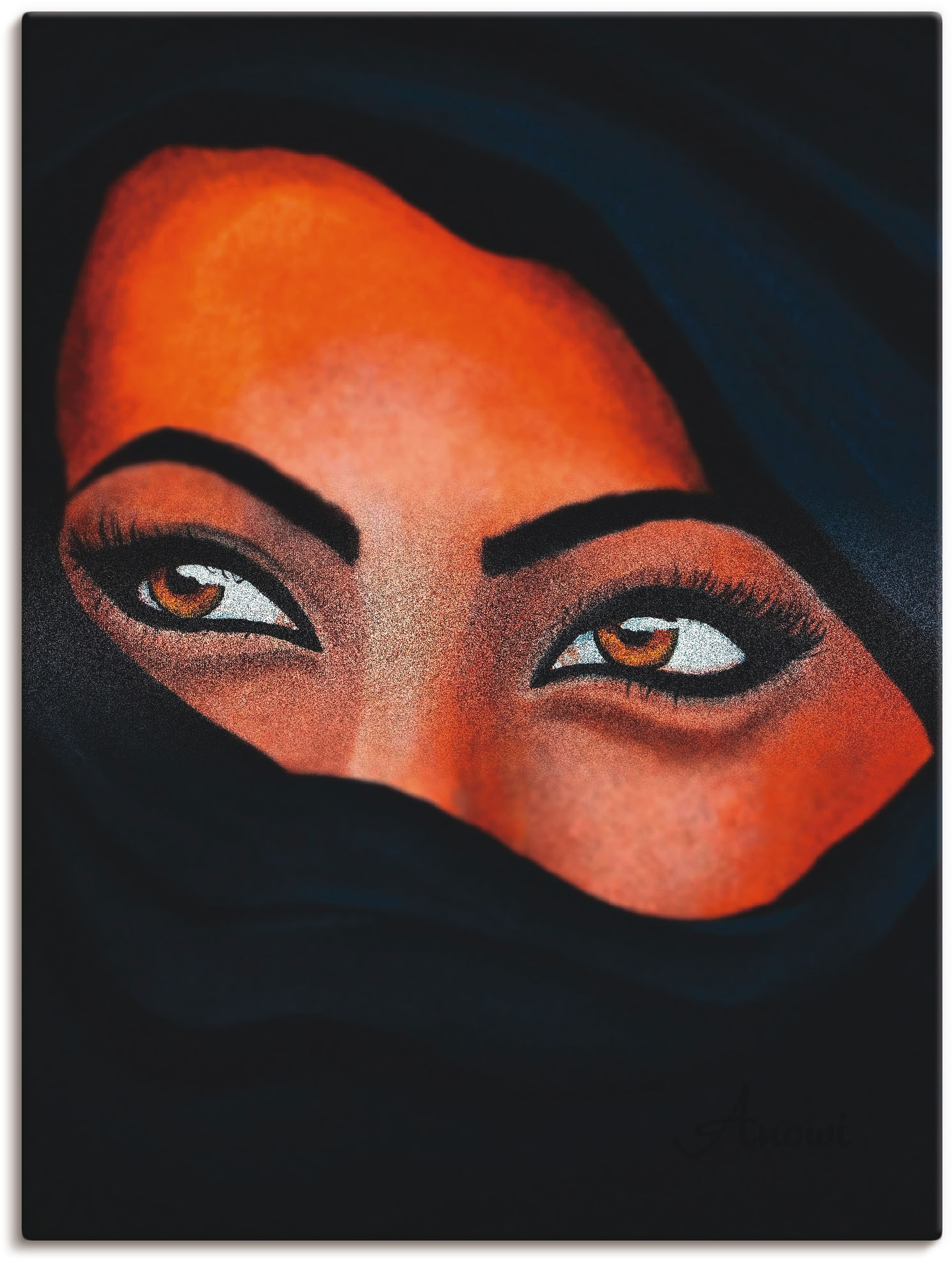 Artland Wandbild »Tuareg - Der Sand auf deiner Haut«, Frau, (1 St.) von Artland