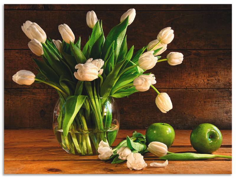 Artland Wandbild »Tulpen in Glasvase«, Blumen, (1 St.) von Artland