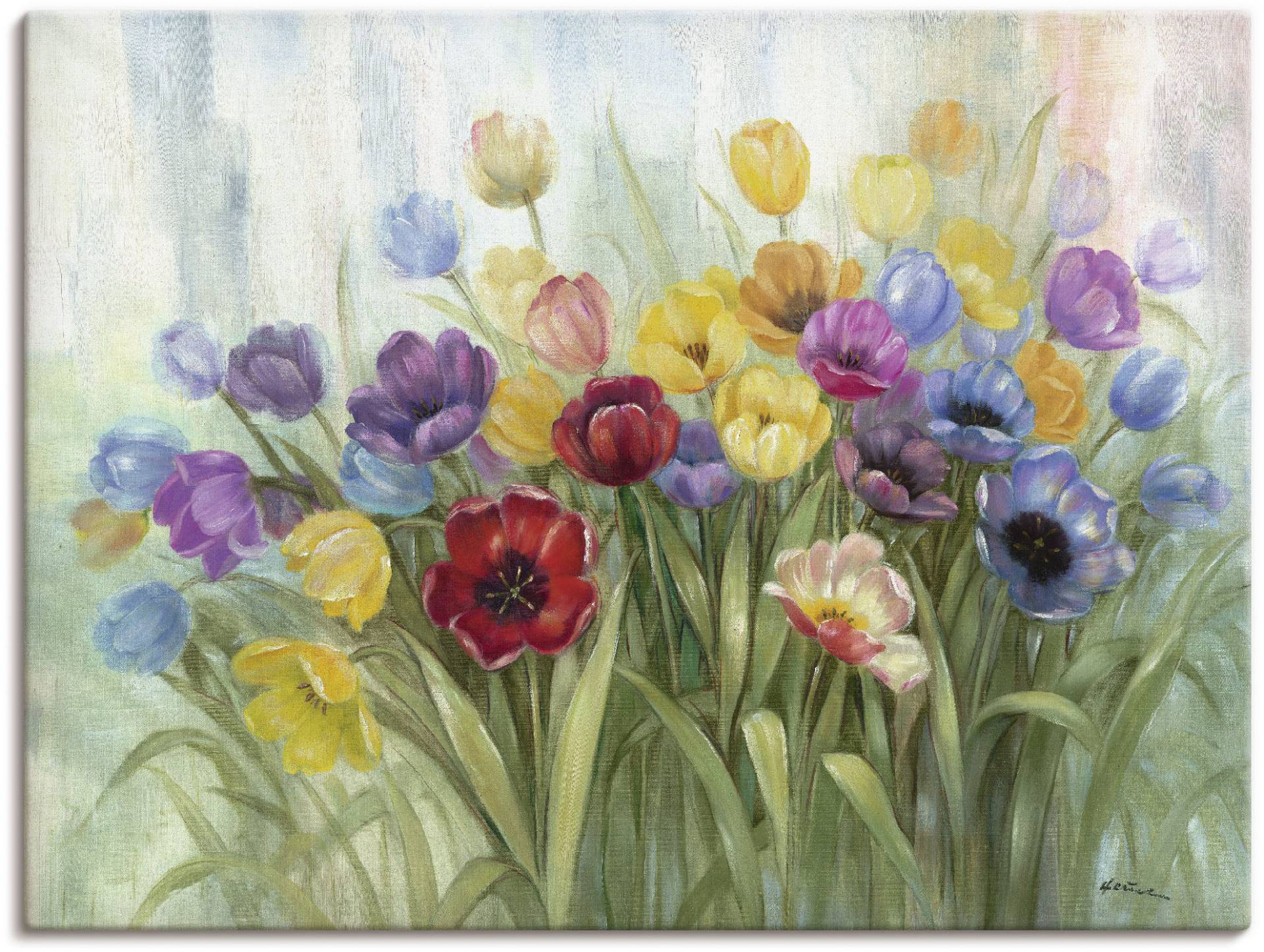 Artland Wandbild »Tulpenwiese I«, Blumenwiese, (1 St.) von Artland