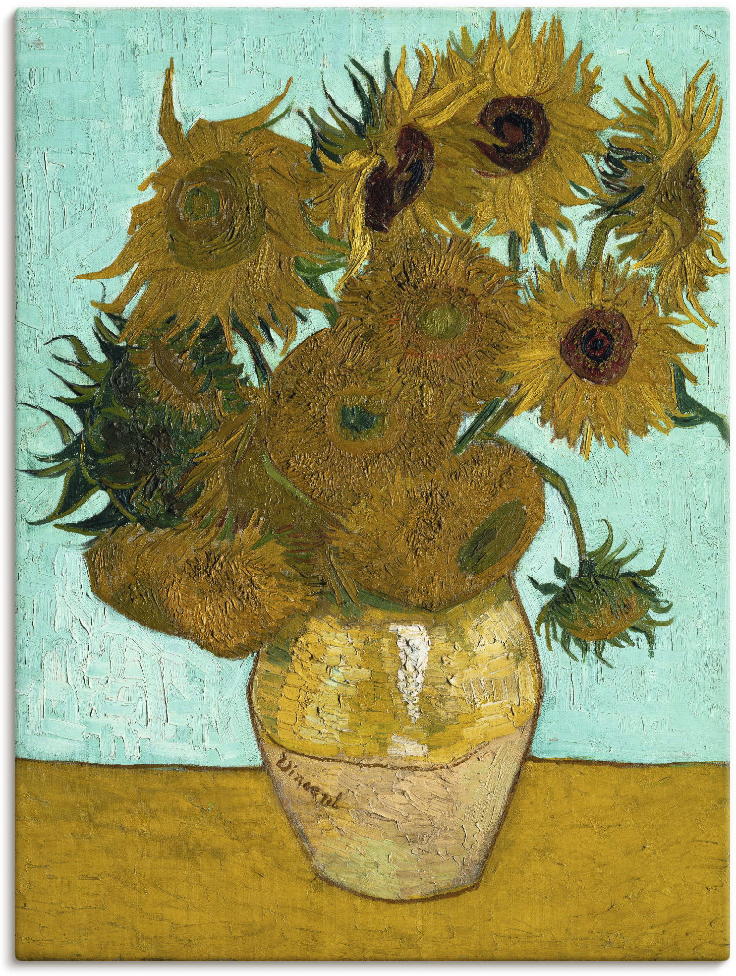 Artland Wandbild »Vase mit Sonnenblumen. 1888«, Blumen, (1 St.), als Leinwandbild, Poster, Wandaufkleber in verschied. Grössen von Artland