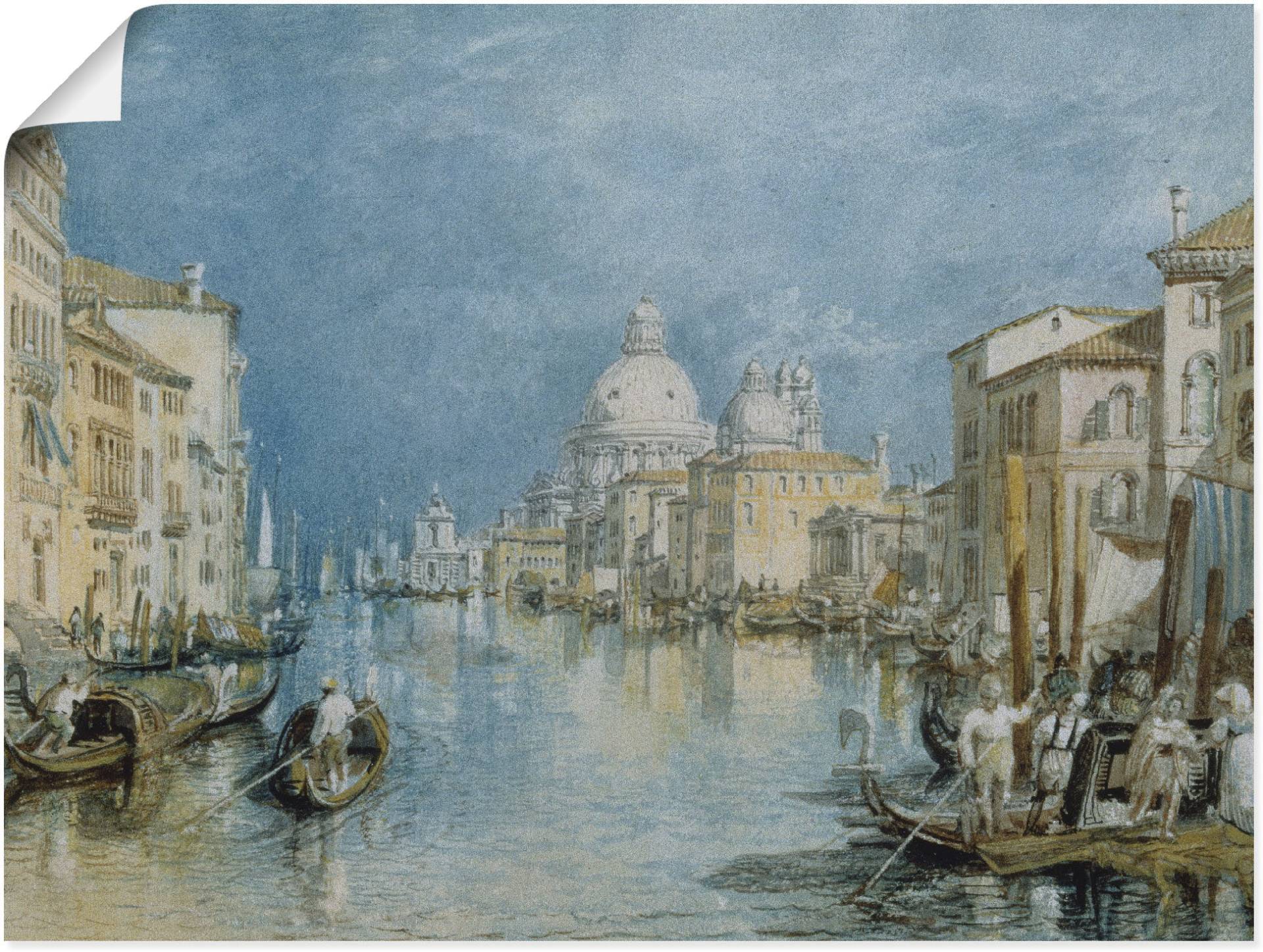 Artland Wandbild »Venedig, Canale Grande.«, Italien, (1 St.), als Leinwandbild, Poster in verschied. Grössen von Artland