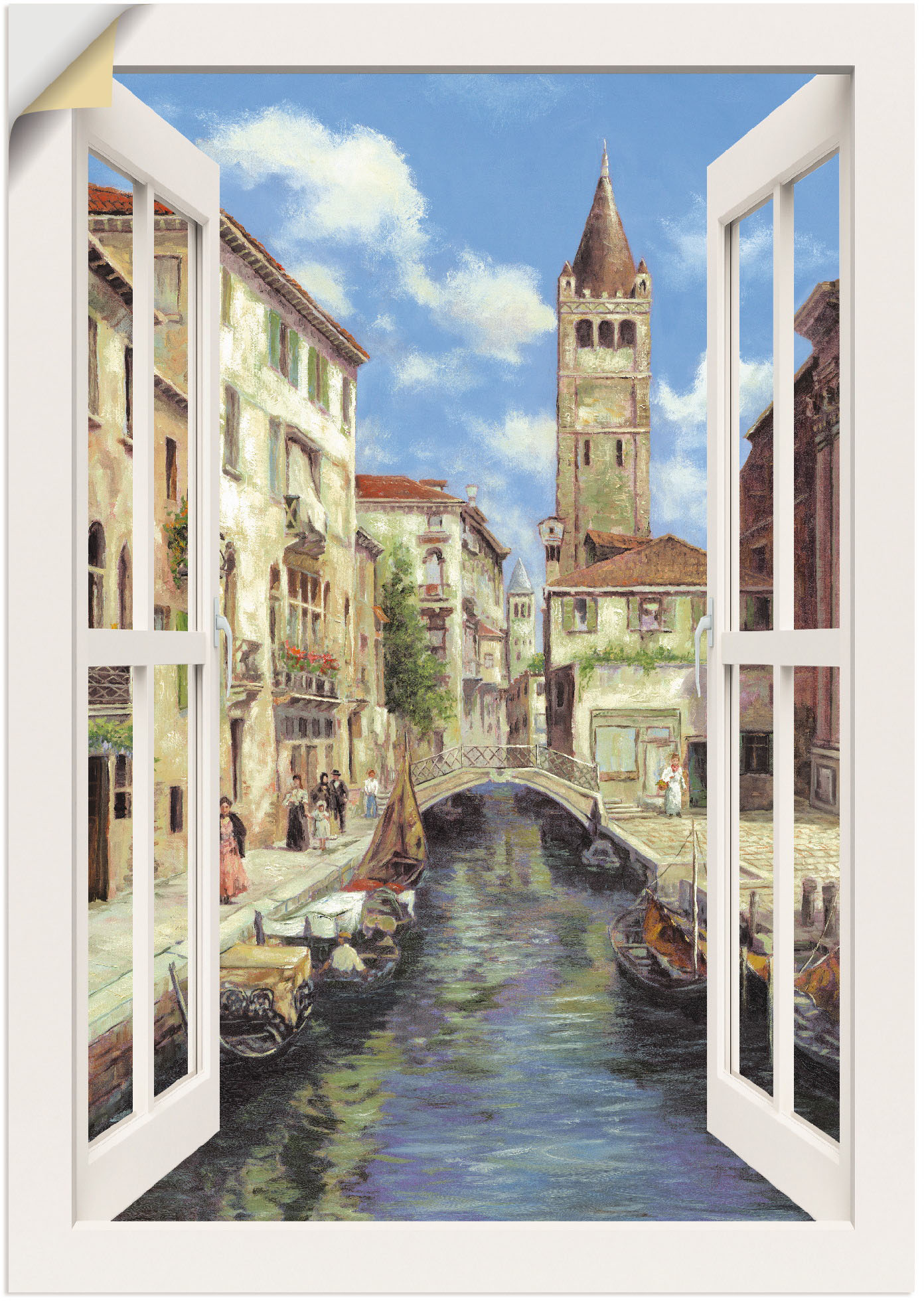 Artland Wandbild »Venedig«, Venedig, (1 St.), als Leinwandbild, Wandaufkleber in verschied. Grössen von Artland