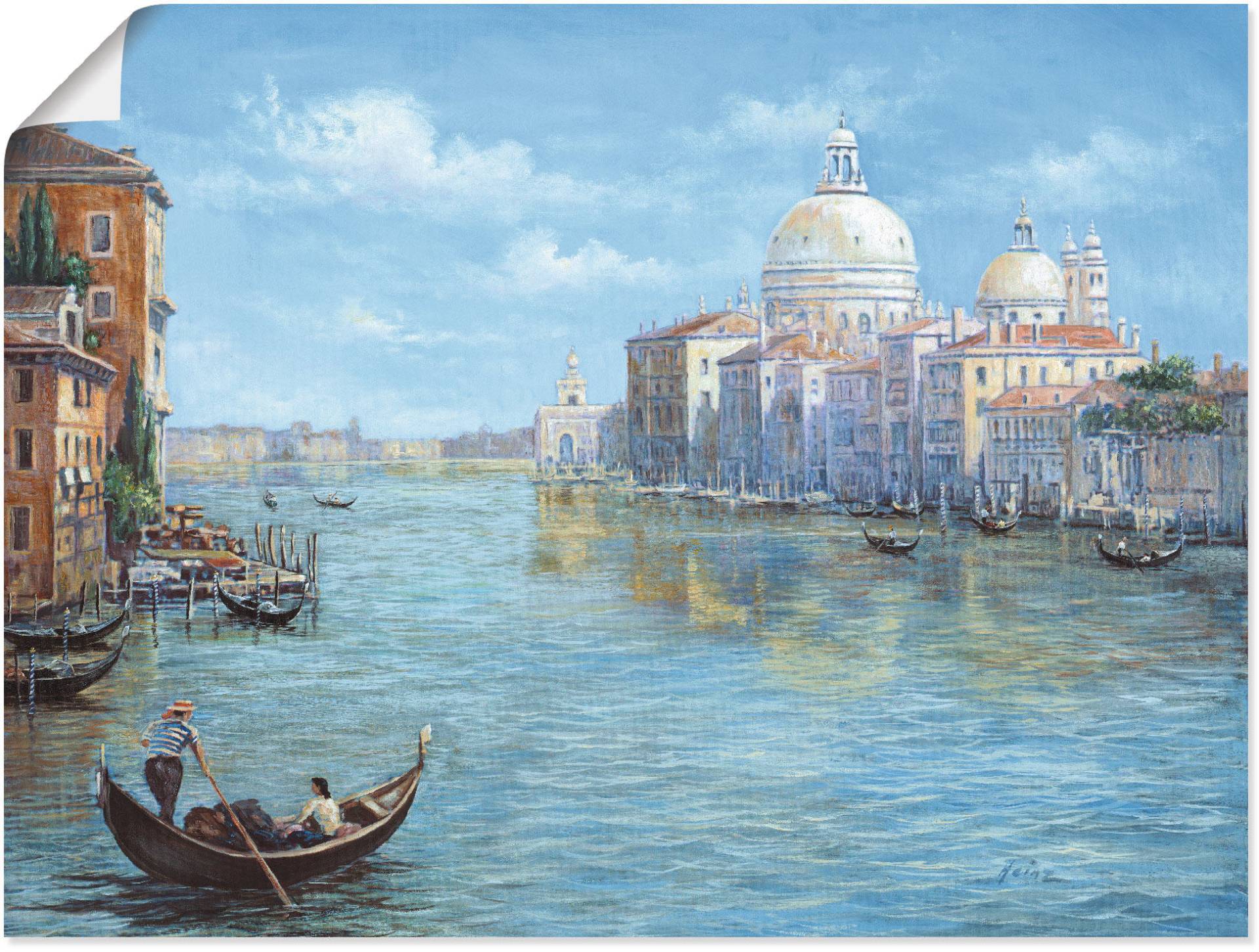 Artland Wandbild »Venedig«, Europa, (1 St.), als Leinwandbild, Poster, Wandaufkleber in verschied. Grössen von Artland