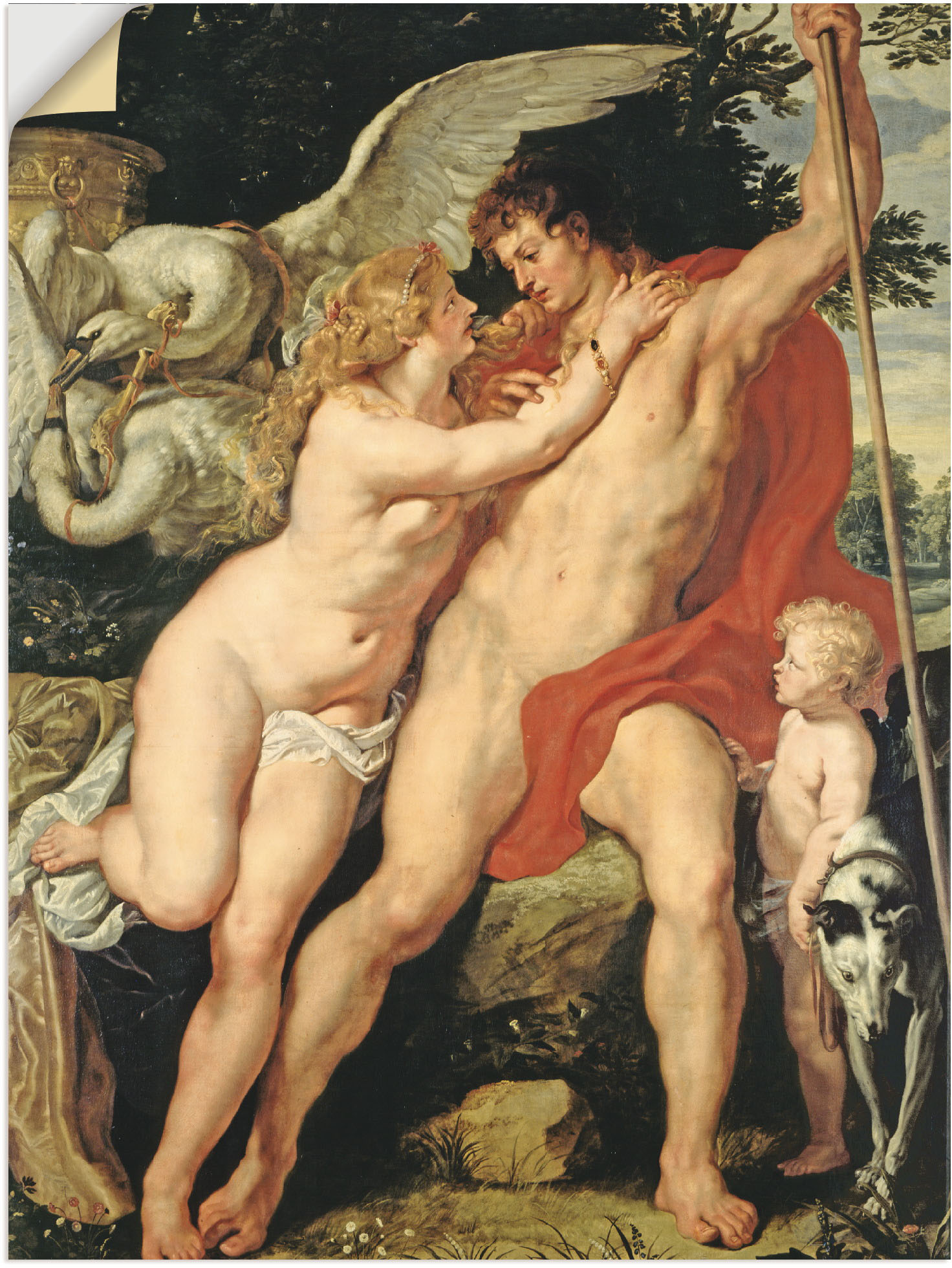 Artland Wandbild »Venus und Adonis. Um 1610«, Paar, (1 St.) von Artland