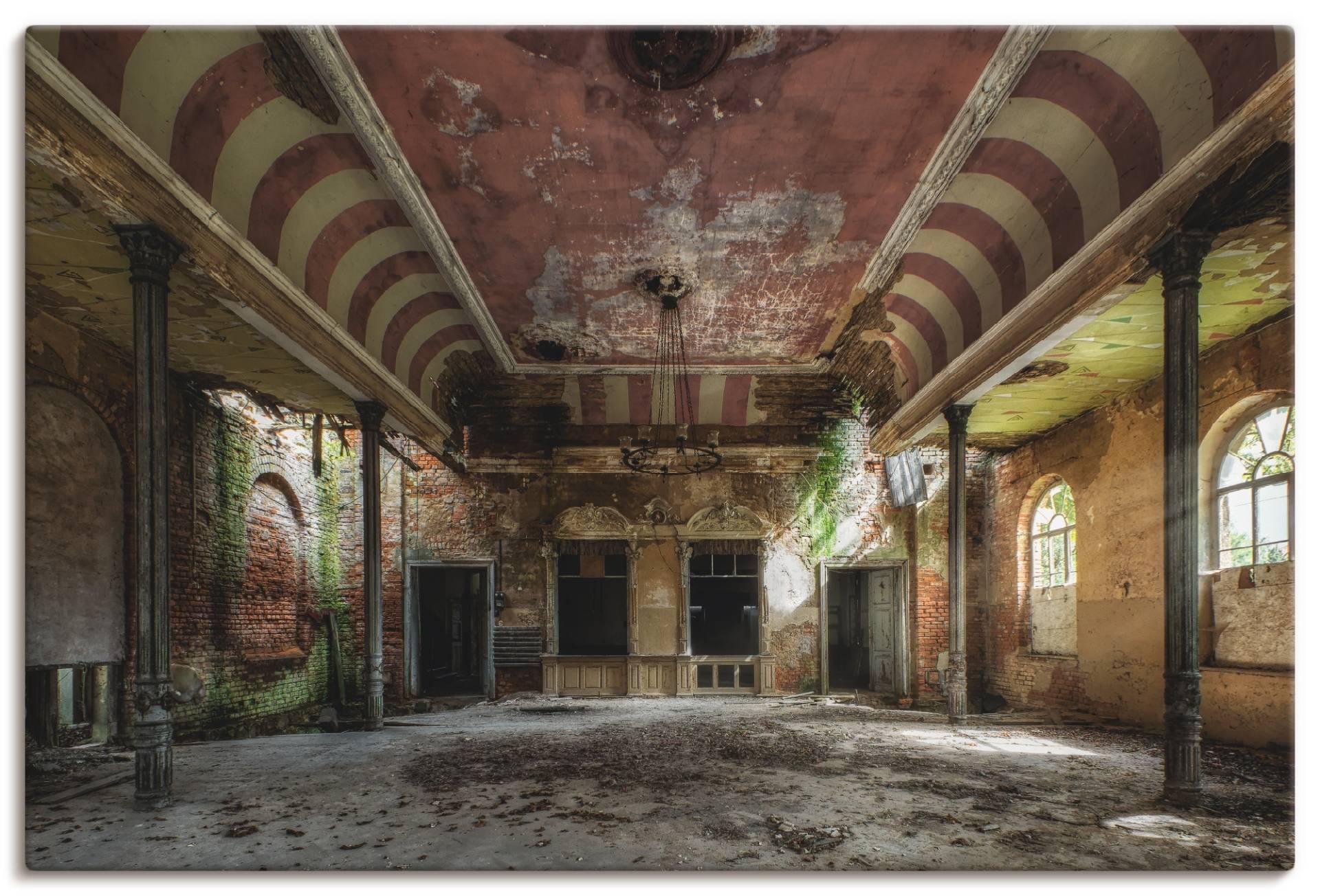 Artland Wandbild »Verlassener Ort - Ballsaal«, Gebäude, (1 St.), als Alubild, Outdoorbild, Leinwandbild, Poster, Wandaufkleber Artland Wandbild »Verlassener Ort - Ballsaal«, Gebäude, (1 St.), als Alubild, Outdoorbild, Leinwandbild, Poster, Wandaufkleber von Artland