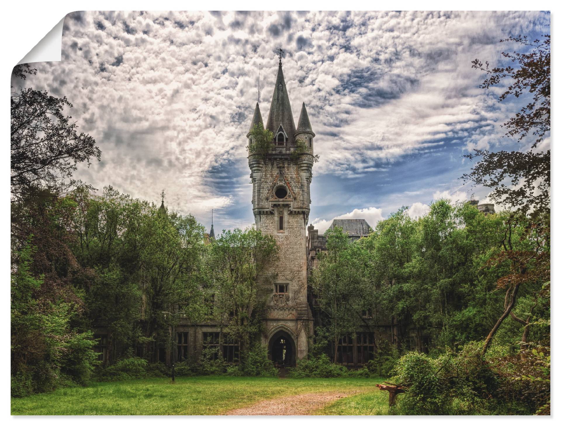 Artland Wandbild »Verlassenes Schloss Chateau - Lost Place«, Gebäude, (1 St.), als Leinwandbild, Poster in verschied. Grössen Artland Wandbild »Verlassenes Schloss Chateau - Lost Place«, Gebäude, (1 St.), als Leinwandbild, Poster in verschied. Grössen von Artland