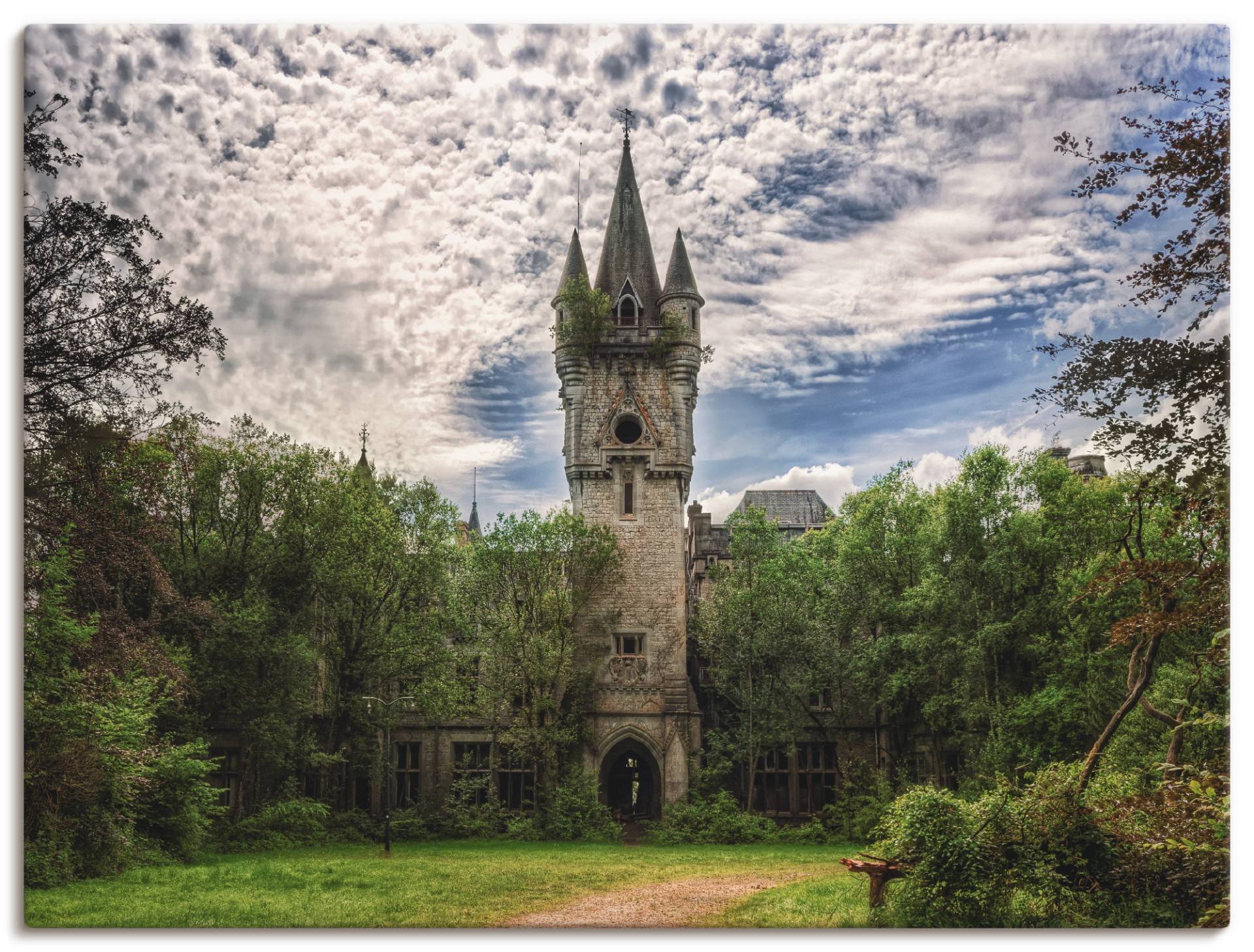 Artland Wandbild »Verlassenes Schloss Chateau - Lost Place«, Gebäude, (1 St.) von Artland