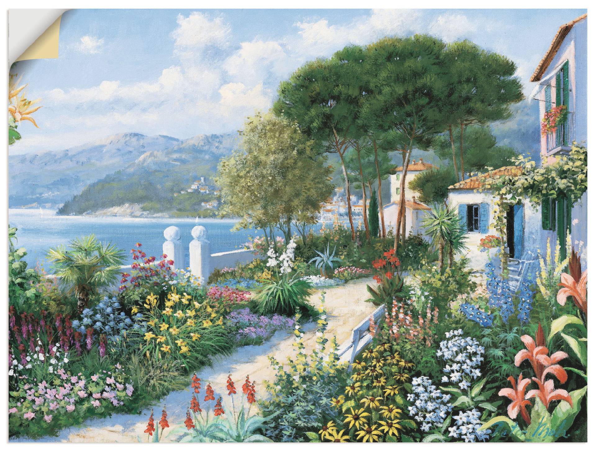 Artland Wandbild »Verstecktes Paradies«, Garten, (1 St.), als Leinwandbild, Wandaufkleber in verschied. Grössen von Artland