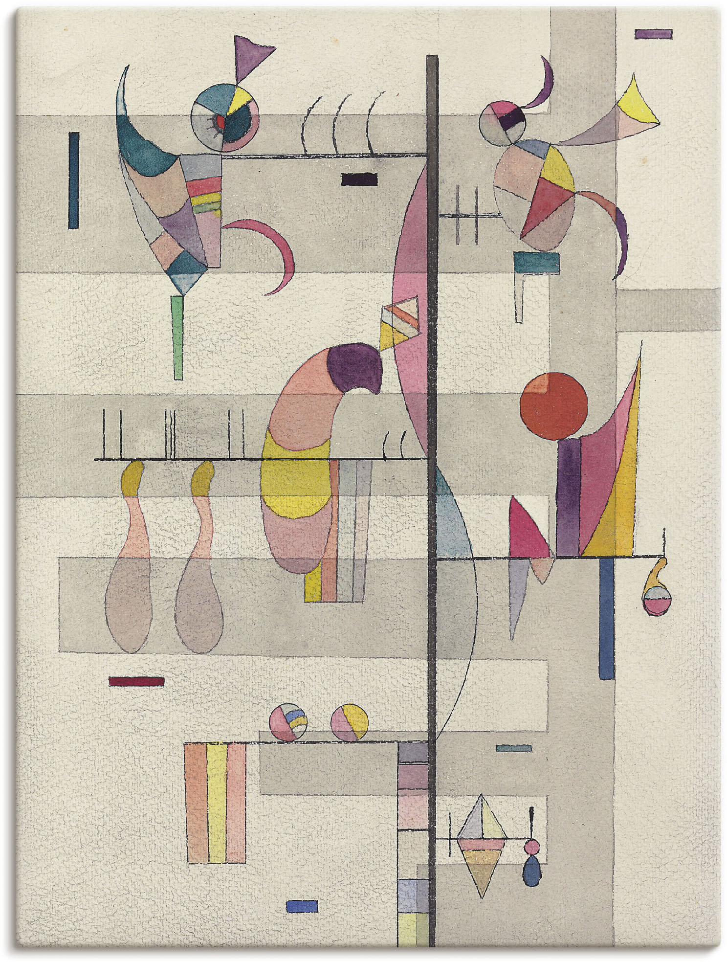 Artland Leinwandbild »Verteilung. 1934«, Muster, (1 St.), auf Keilrahmen gespannt Artland Leinwandbild »Verteilung. 1934«, Muster, (1 St.), auf Keilrahmen gespannt von Artland