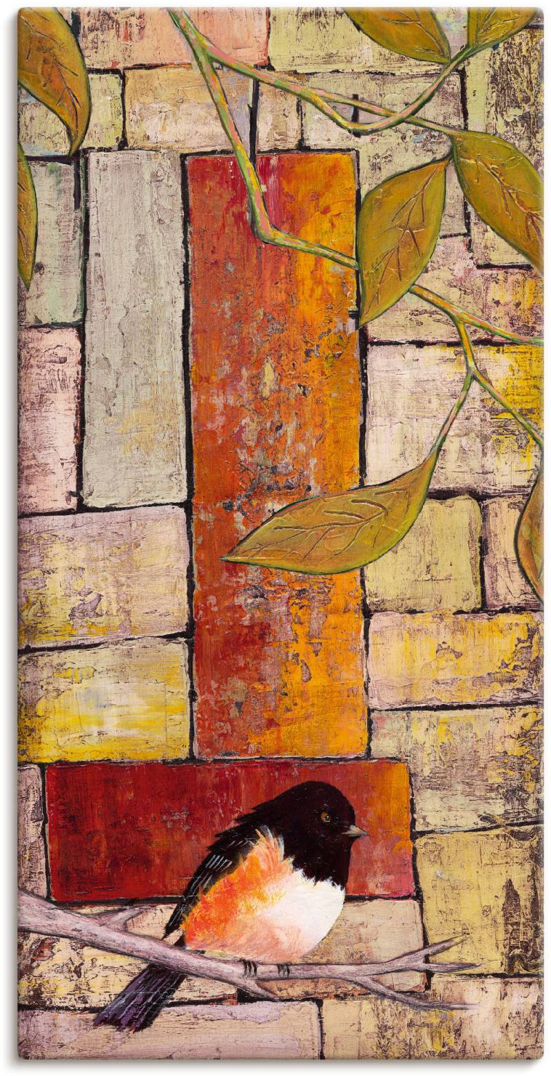 Artland Wandbild »Vogel auf einem Ast I«, Vögel, (1 St.), als Leinwandbild in verschied. Grössen von Artland