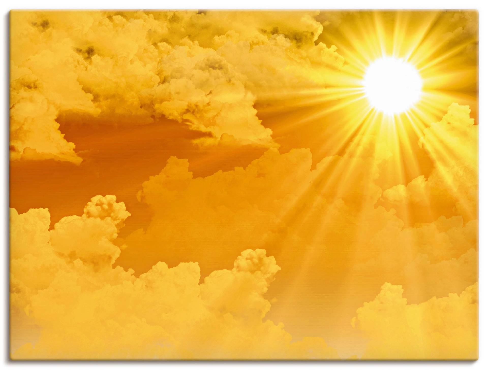 Artland Wandbild »Warme Sonnenstrahlen«, Himmel, (1 St.), als Leinwandbild, Poster, Wandaufkleber in verschied. Grössen von Artland