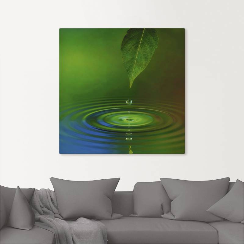 Artland Wandbild »Wassertropfen«, Zen, (1 St.), als Alubild, Outdoorbild, Leinwandbild in verschied. Grössen von Artland