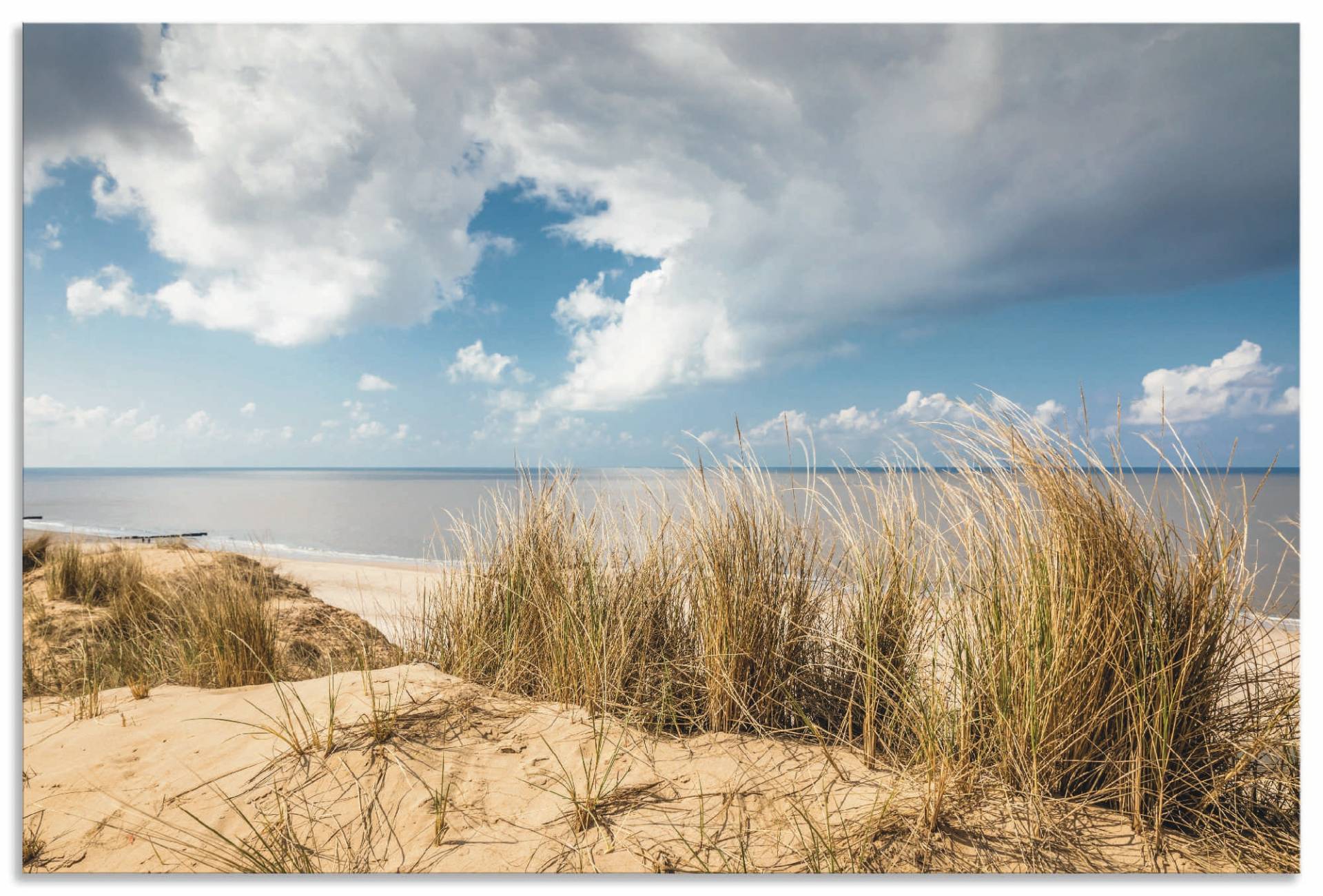 Artland Wandbild »Weg durch die Dünen am Roten Kliff«, Strandbilder, (1 St.), als Alubild, Outdoorbild, Leinwandbild, Poster in verschied. Grössen von Artland