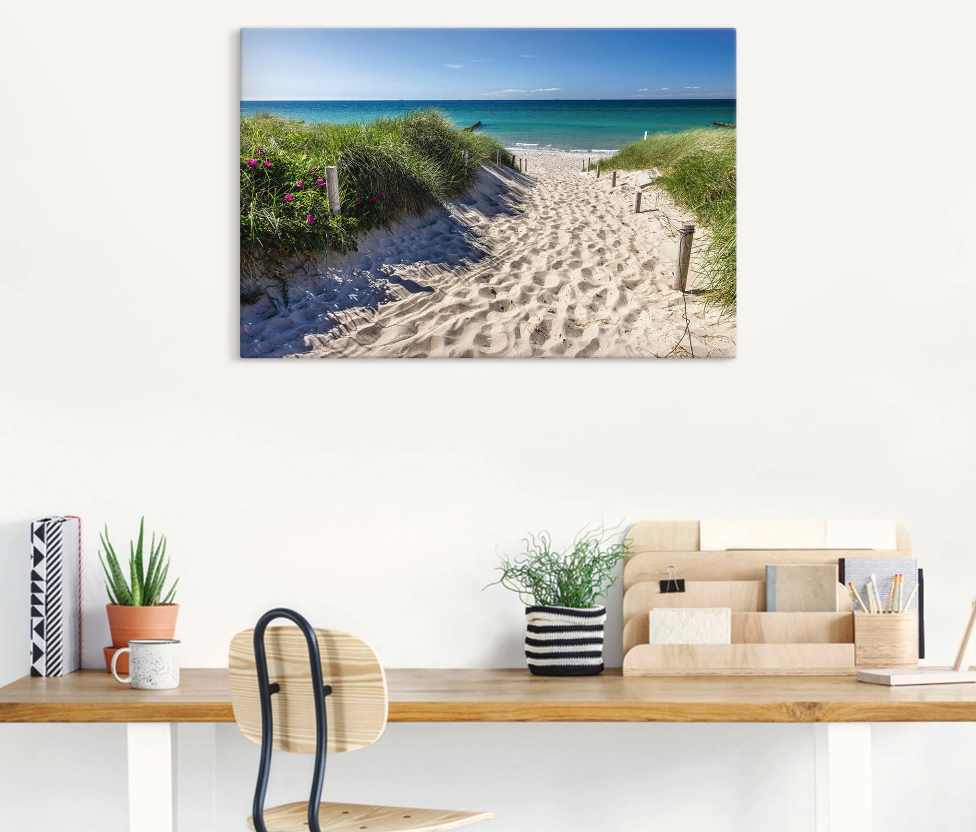 Artland Wandbild »Weg zum Strand an der Ostsee«, Strandbilder, (1 St.) von Artland