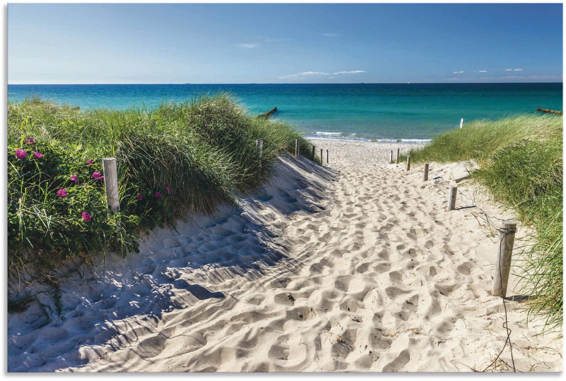 Artland Wandbild »Weg zum Strand an der Ostsee«, Strandbilder, (1 St.) von Artland