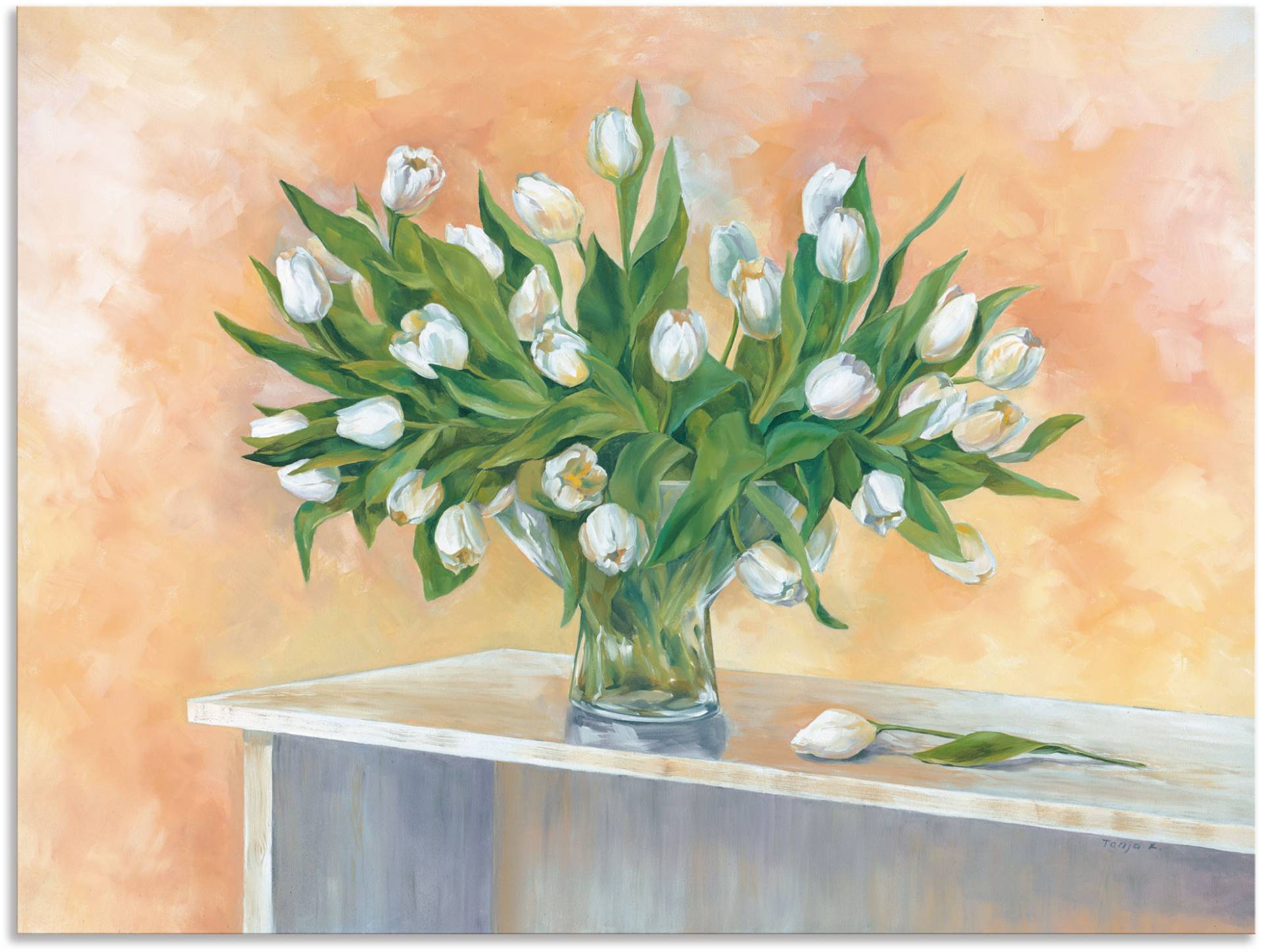 Artland Wandbild »Weisse Tulpen«, (1 St.), als Leinwandbild, Wandaufkleber in verschied. Grössen von Artland