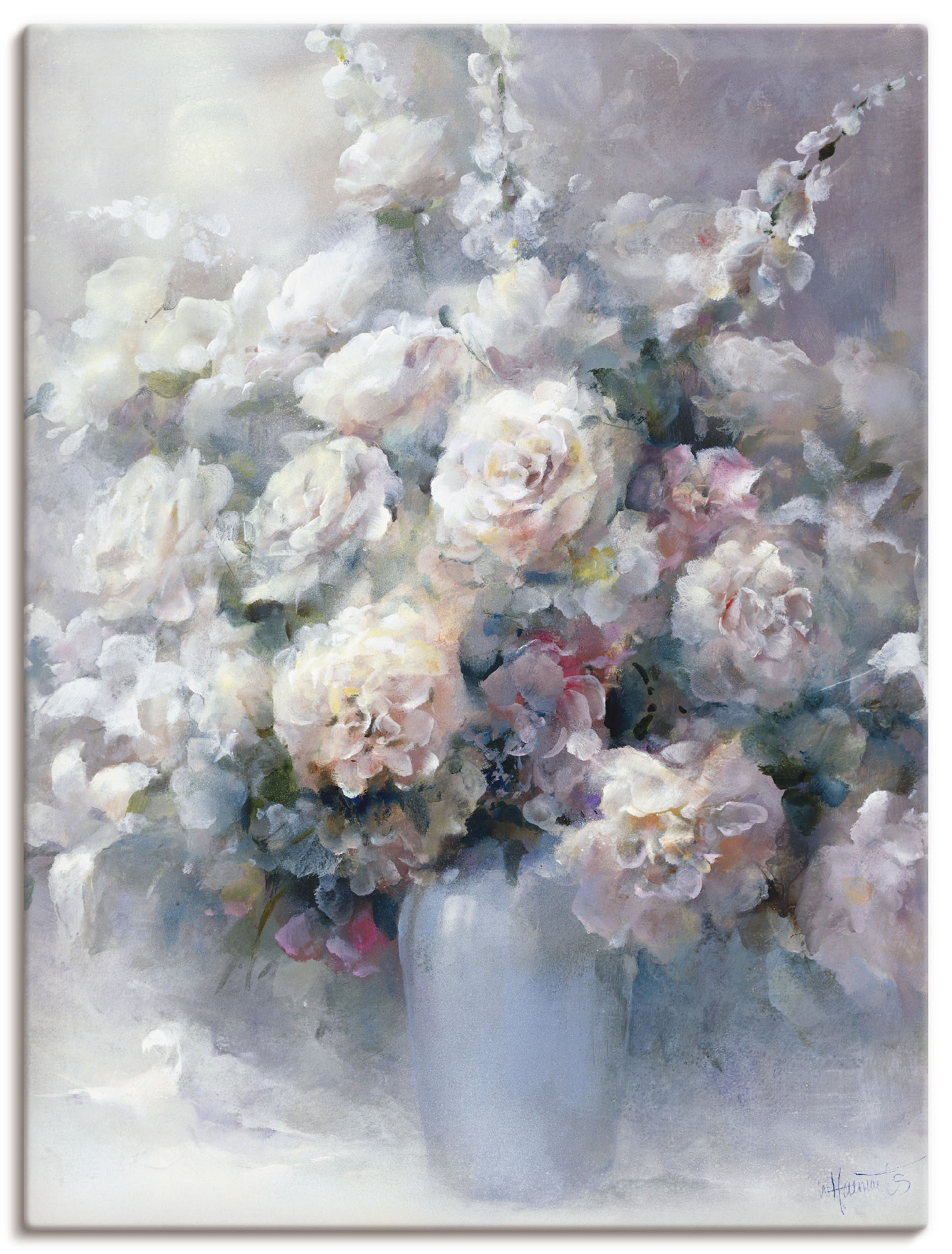 Artland Wandbild »Weisser Strauss«, Blumen, (1 St.) von Artland