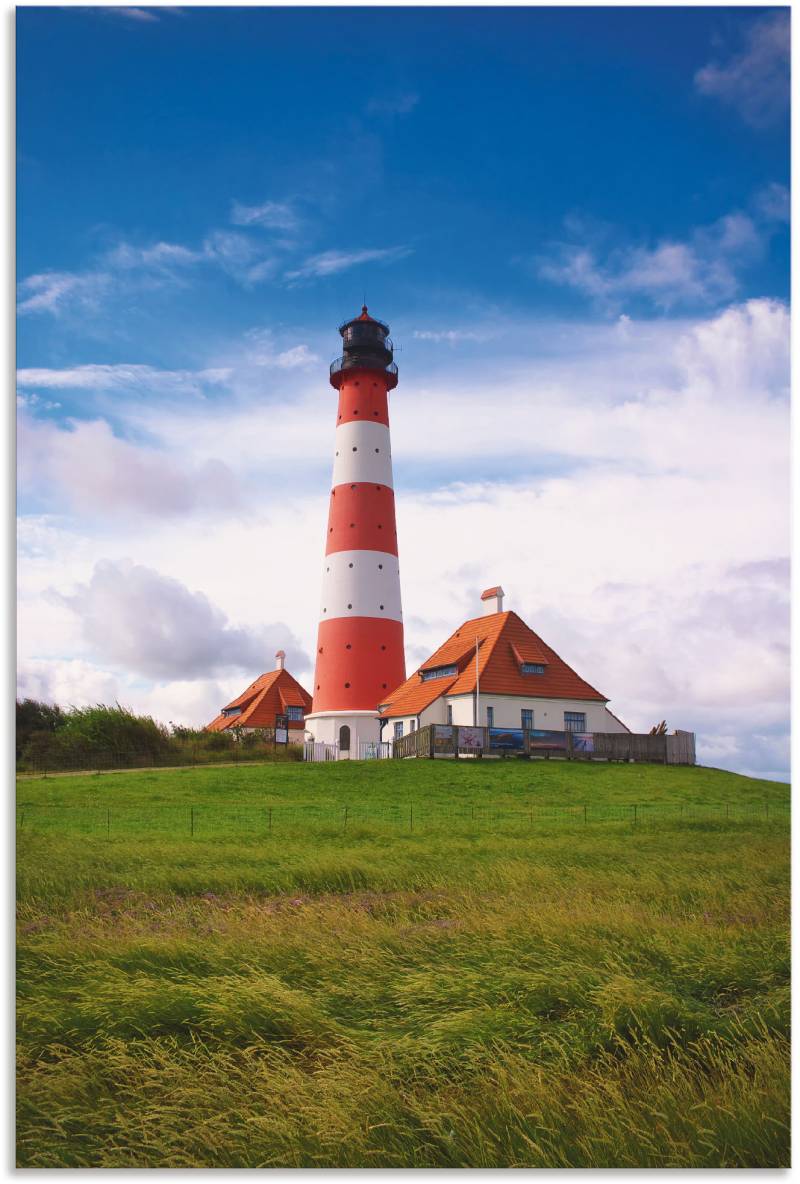 Artland Wandbild »Westerhever Leuchtturm«, Gebäude, (1 St.) von Artland