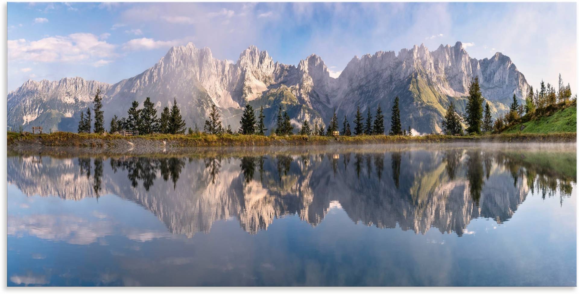 Artland Wandbild »Wilder Kaiser in Tirol«, Bilder von Europa, (1 St.) von Artland