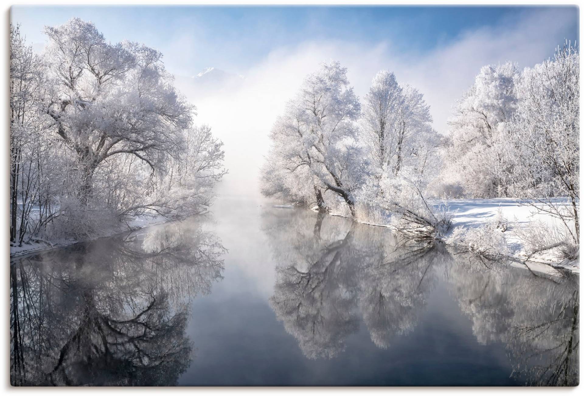 Artland Wandbild »Winter in Oberbayern«, Seebilder, (1 St.) von Artland