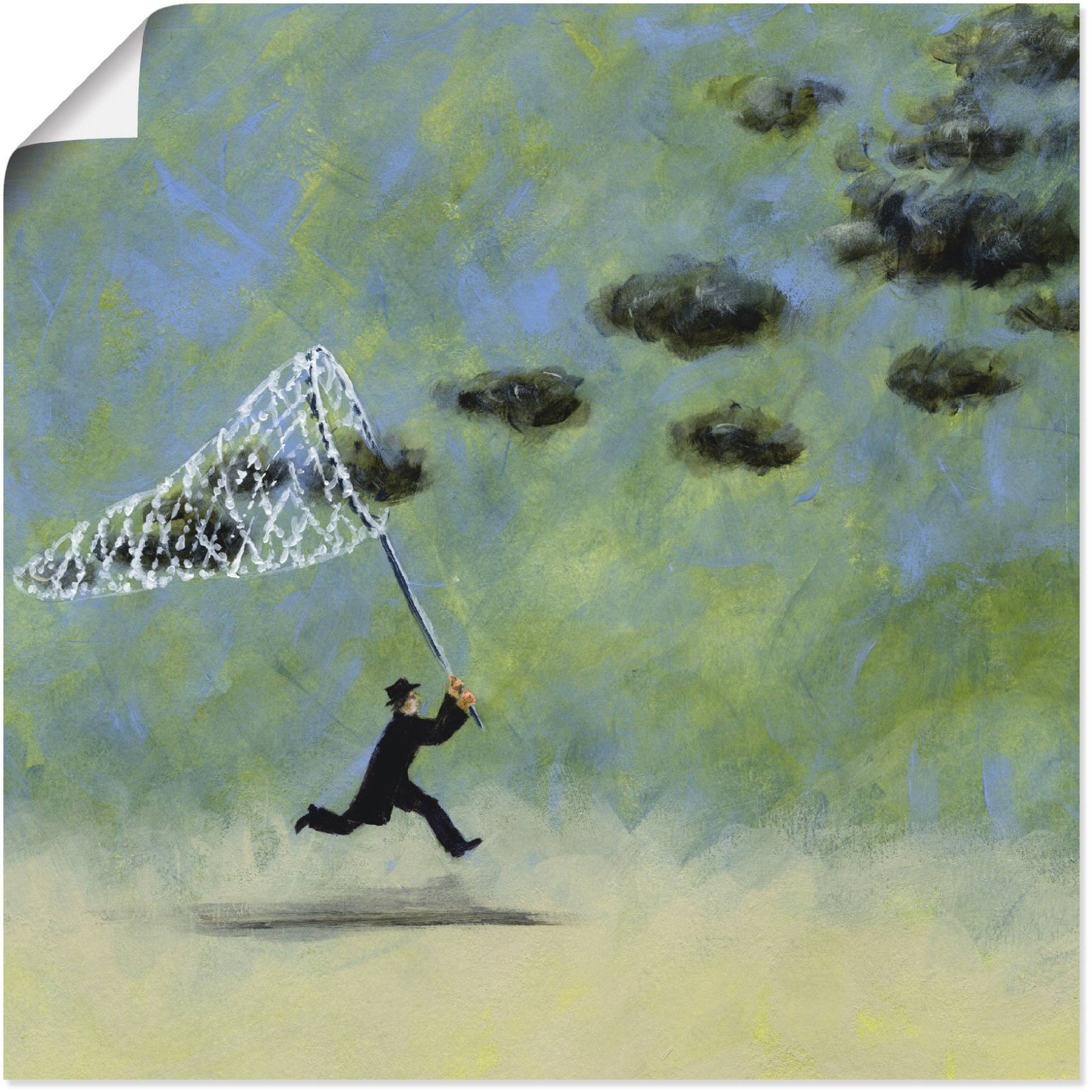 Artland Wandbild »Wolkenfänger«, Mann, (1 St.), als Leinwandbild, Poster, Wandaufkleber in verschied. Grössen Artland Wandbild »Wolkenfänger«, Mann, (1 St.), als Leinwandbild, Poster, Wandaufkleber in verschied. Grössen von Artland