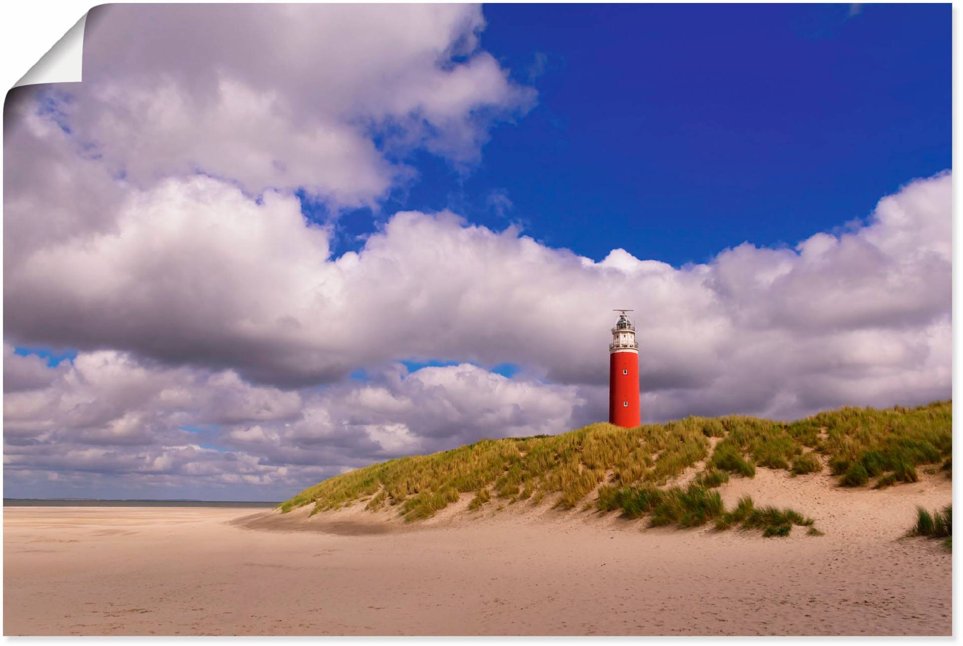 Artland Wandbild »Wolkenimpression am Leuchtturm«, Küste, (1 St.) von Artland