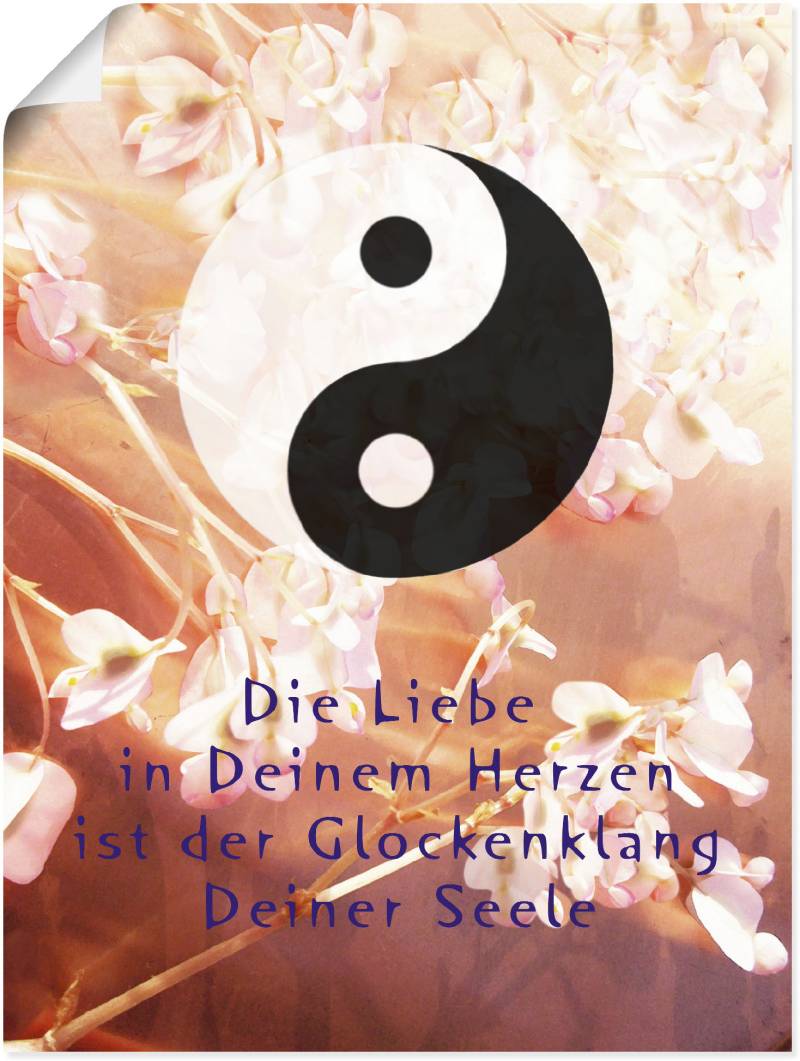Artland Wandbild »Yin Yang Glockenklang«, Spirituelle Bilder, (1 St.) von Artland