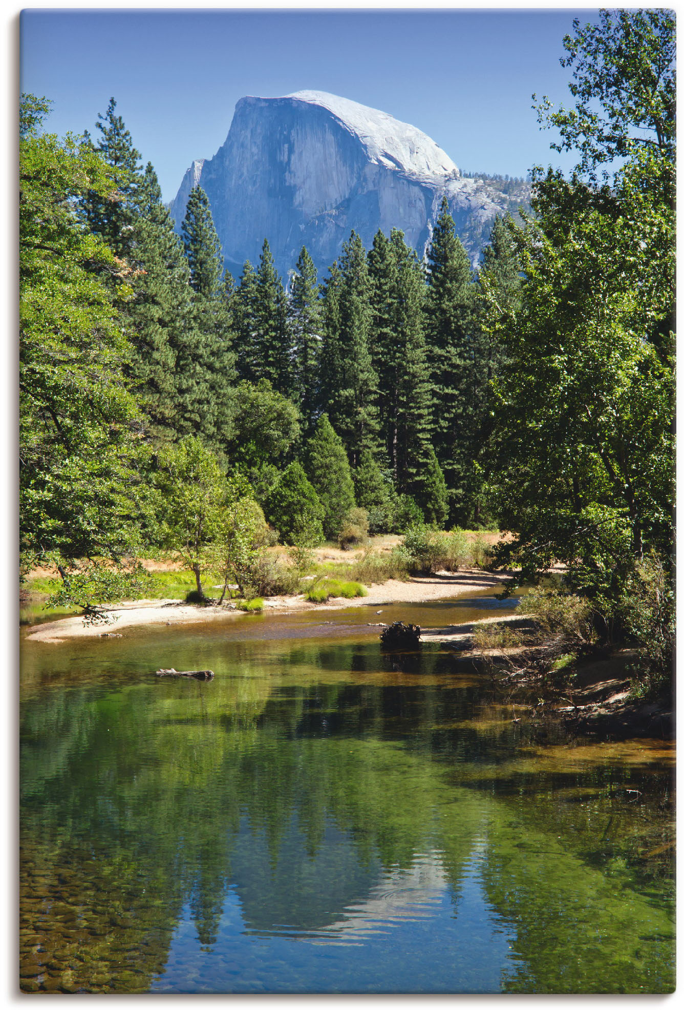 Artland Wandbild »Yosemite Valley Half Dome River of Mercy«, Gewässer, (1 St.) von Artland